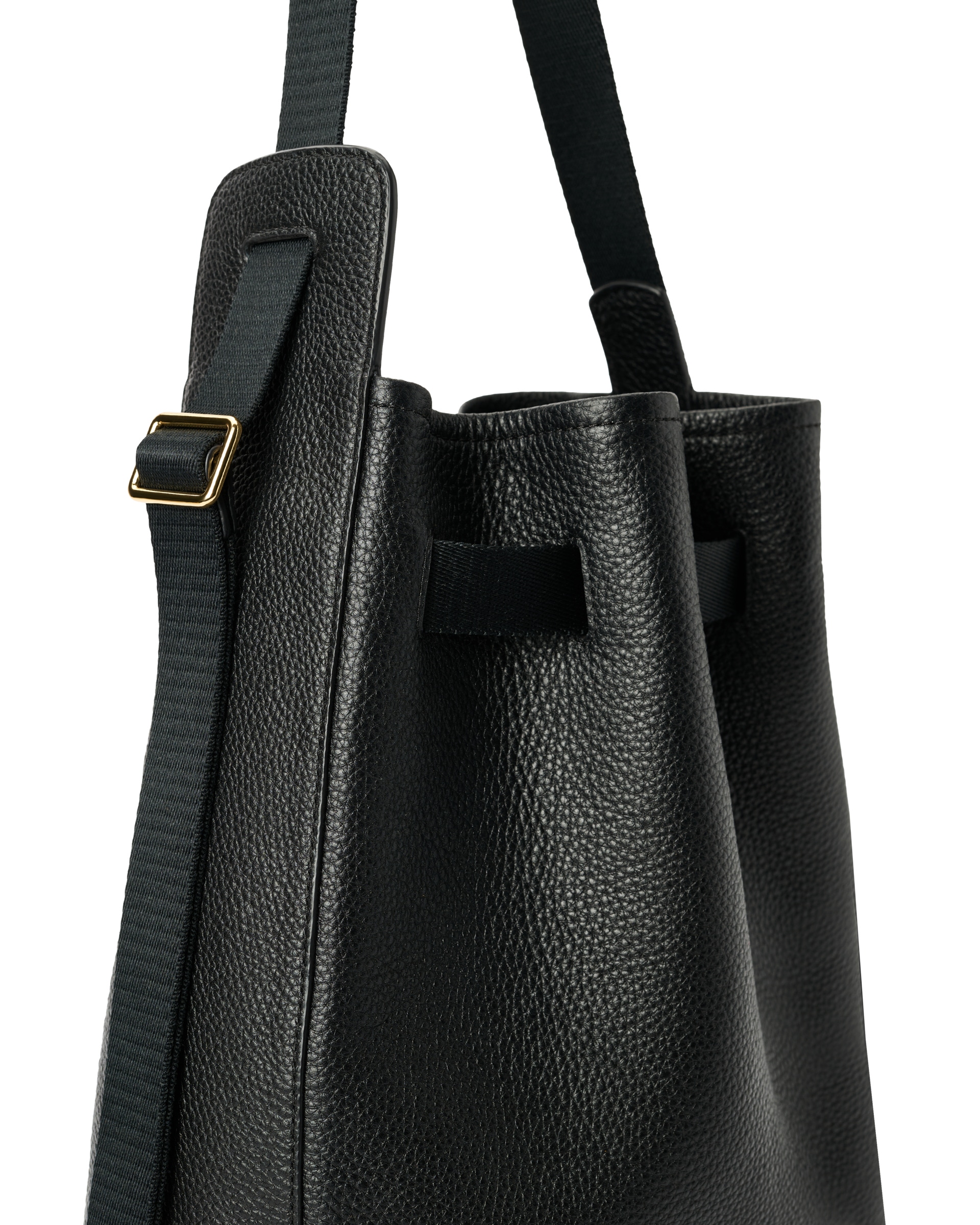 ECCO® Sail Sac hobo en cuir - Noir - Detail-1