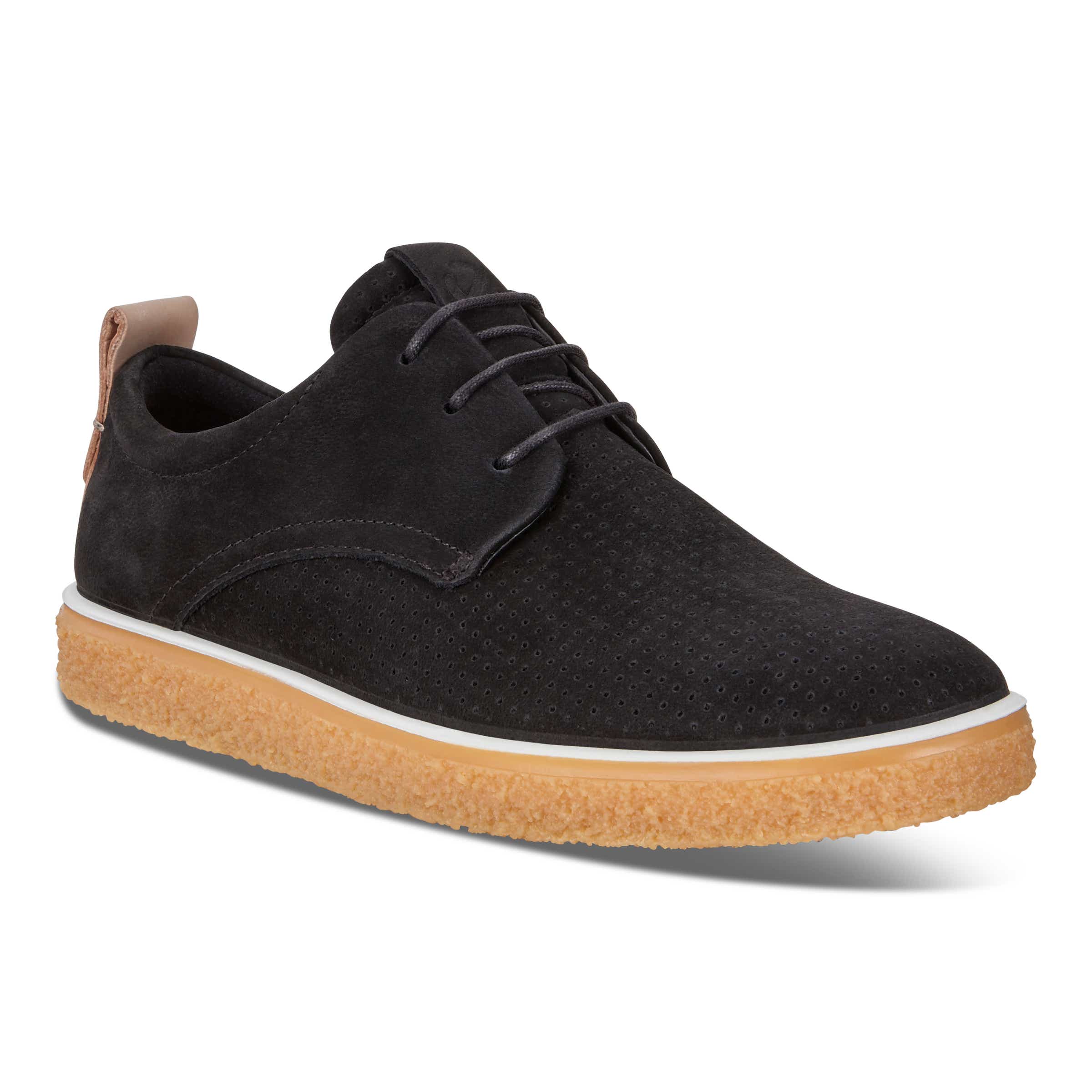 ECCO Womens Crepetray Tie - Black - Main