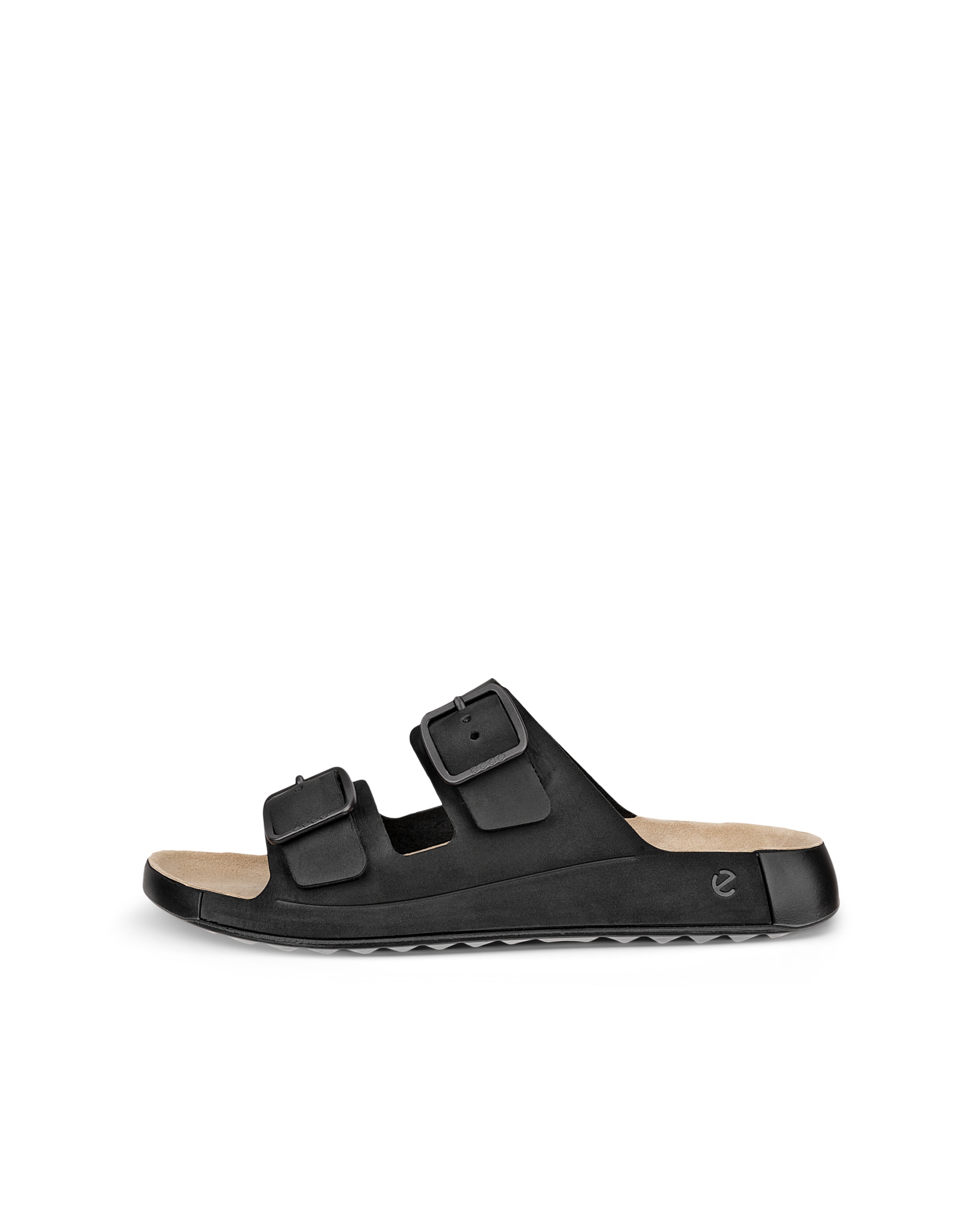 ECCO® Cozmo rihmadega nubuknahast sandaalid meestele - Must - Outside