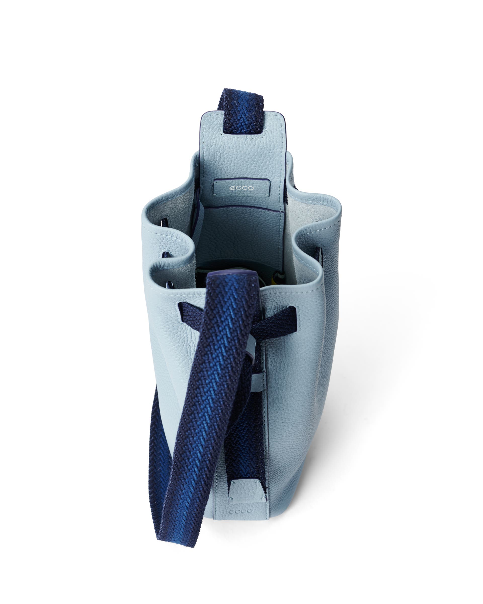 ECCO® Sail Hobo-Tasche aus Leder - Blau - Inside