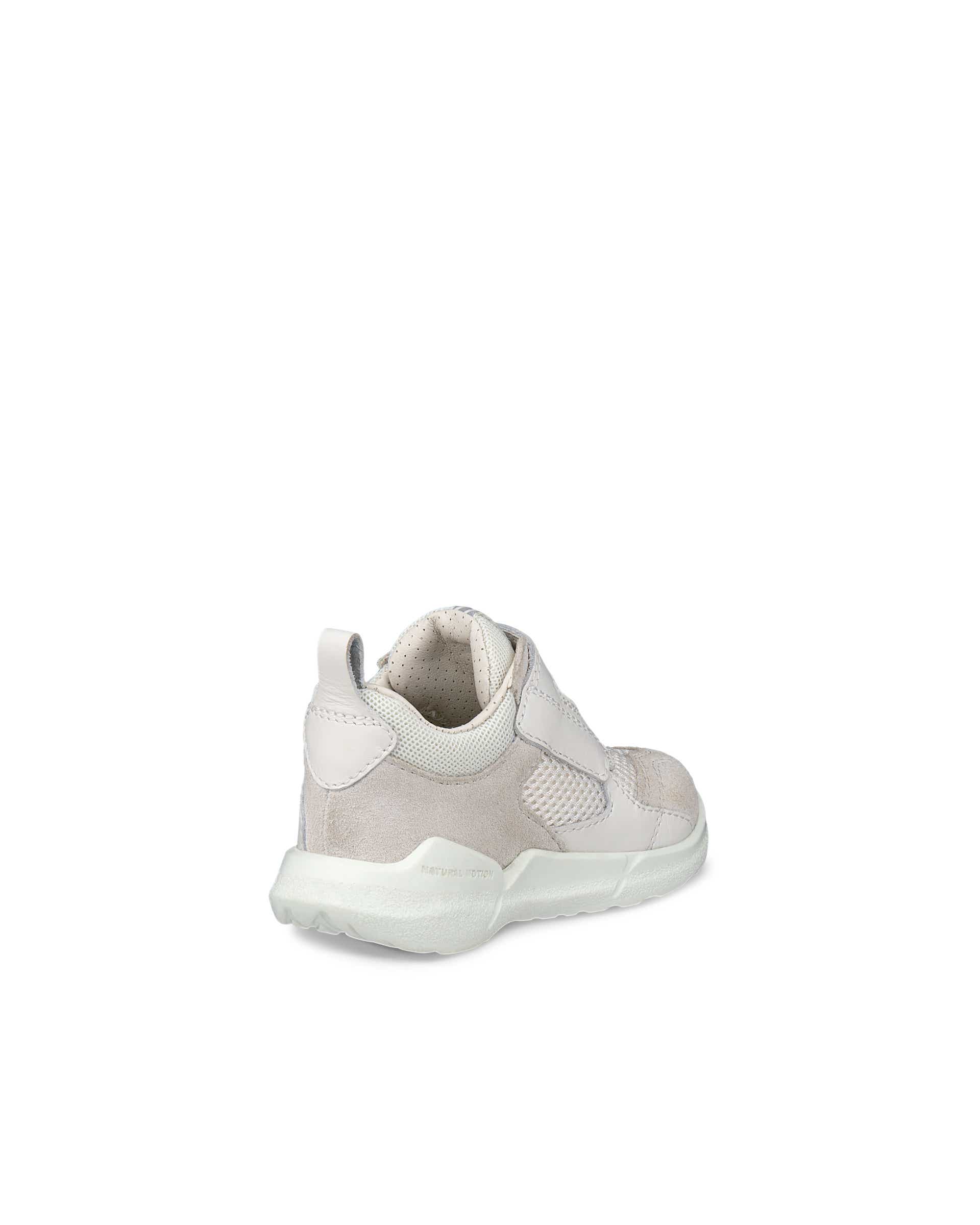 Kids' ECCO® BIOM 2.2 Suede Sneaker - White - Back