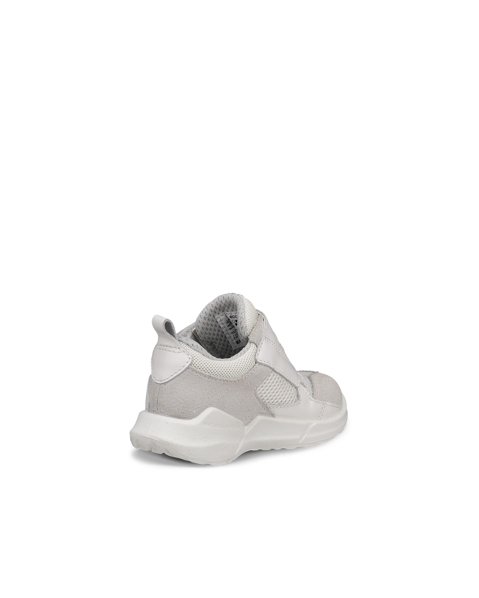 Kids' ECCO® BIOM 2.2 Suede Sneaker - White - Back