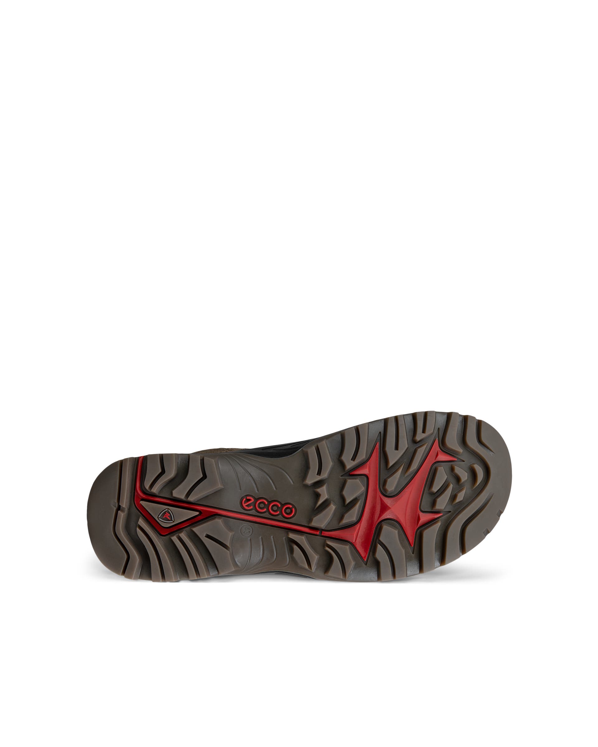 Men's ECCO® Offroad Nubuck Waterproof Mid-Cut Boot - Brown - Sole