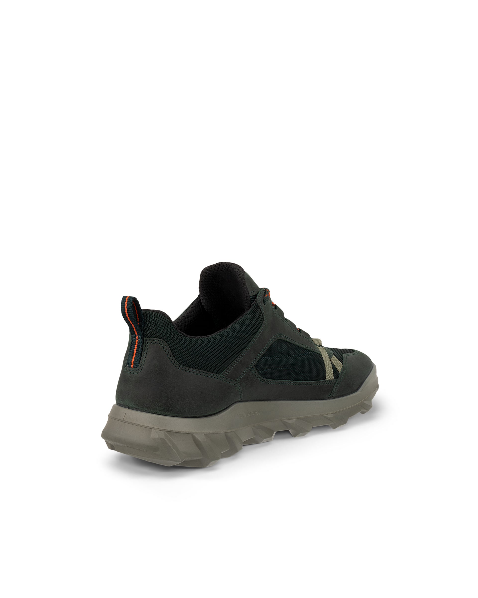 ECCO® MX heren nubuck sneaker - Groen - Back