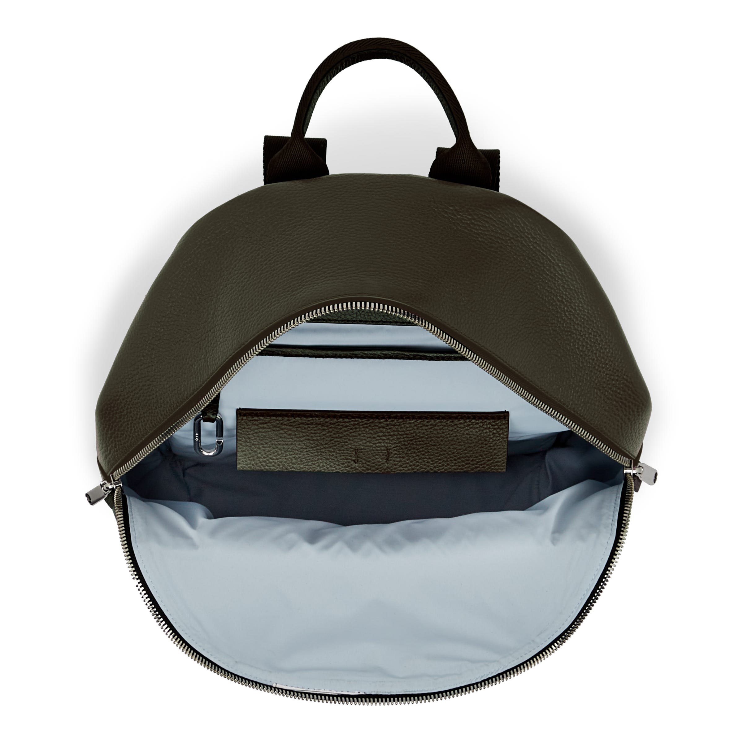 ECCO® Round Pack Large Leather Backpack - Green - Birdeye