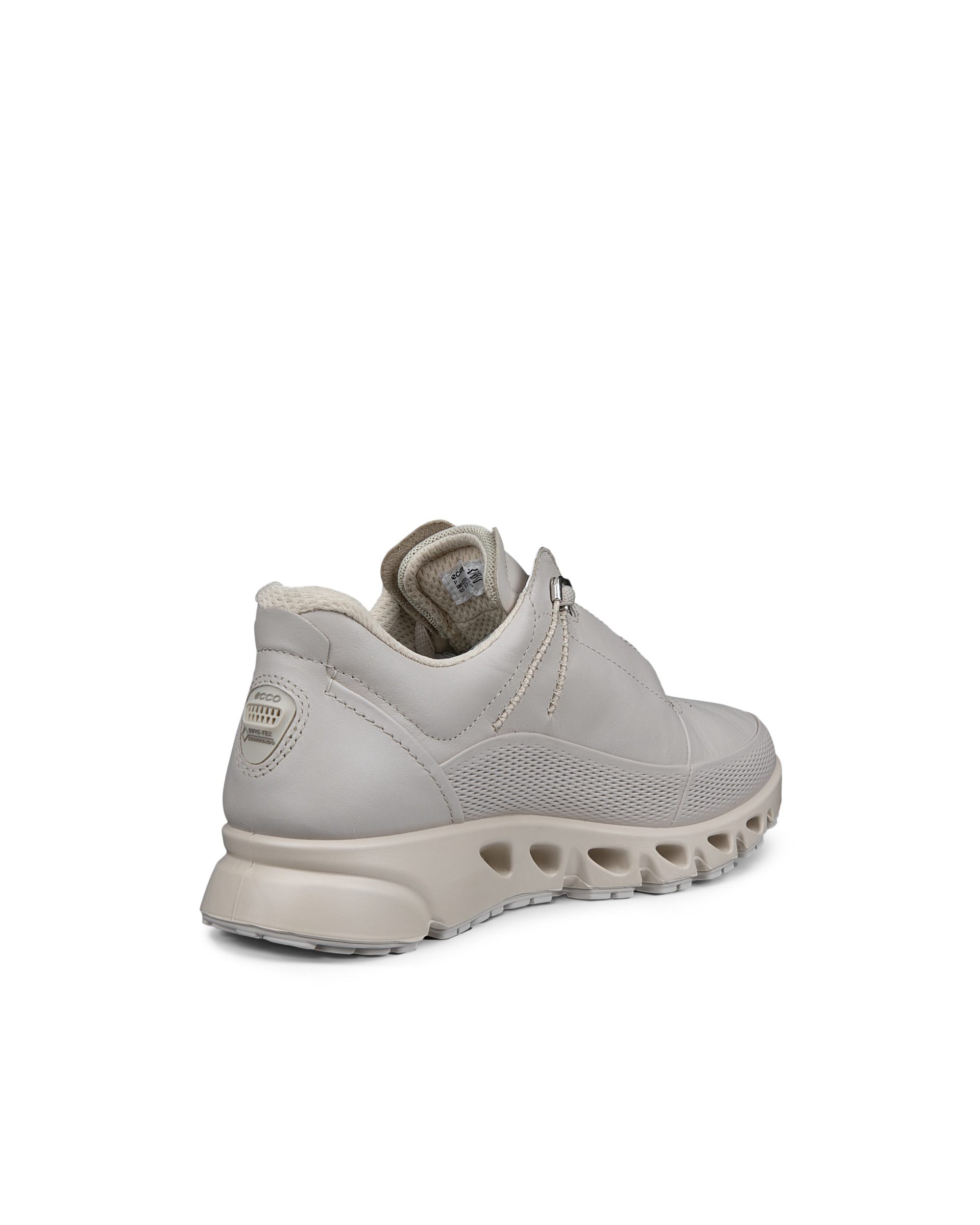 ECCO® MULTI-VENT Damen Lederschuh mit Gore-Tex - Grau - Back