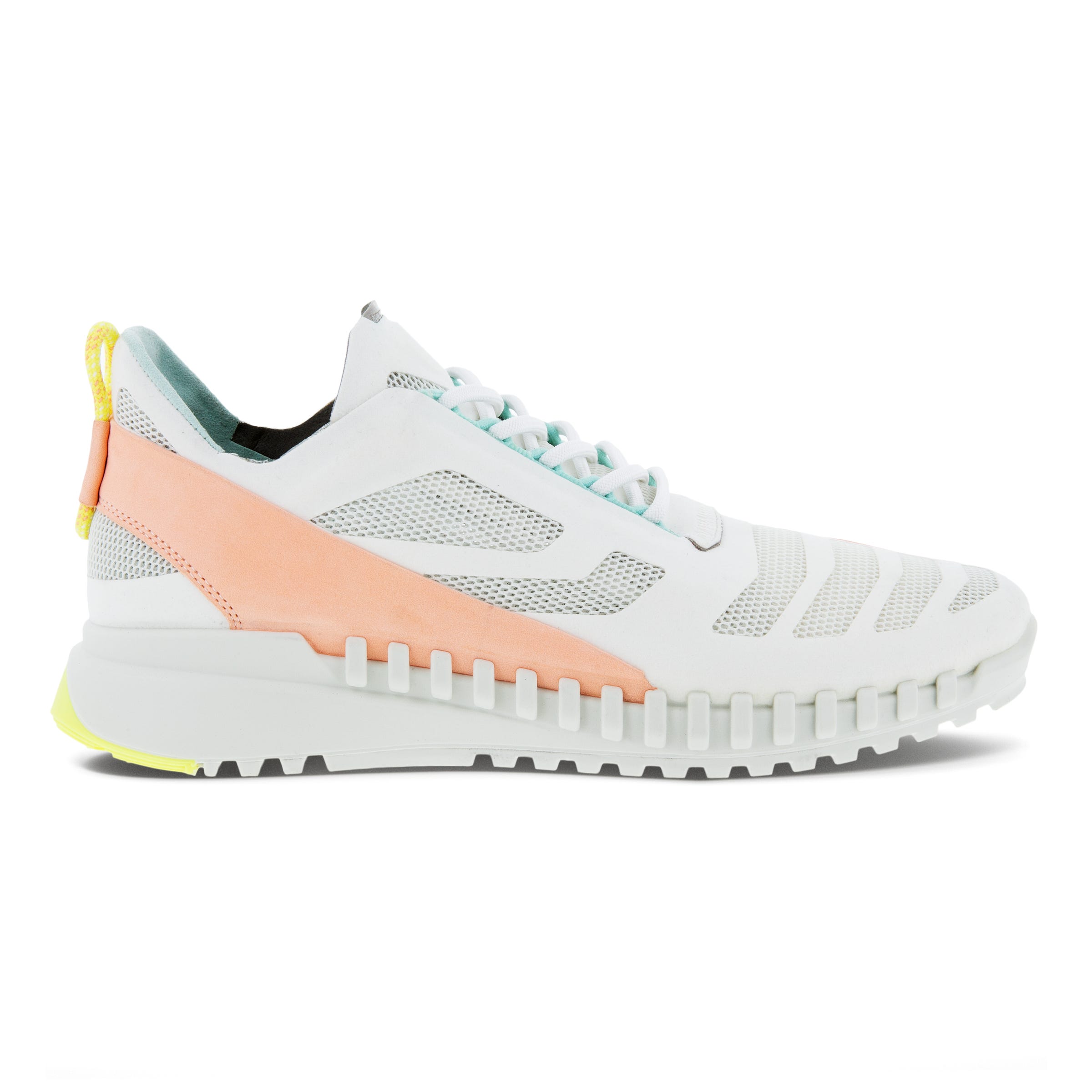 ECCO Women's Zipflex Sneakers - White - Outside