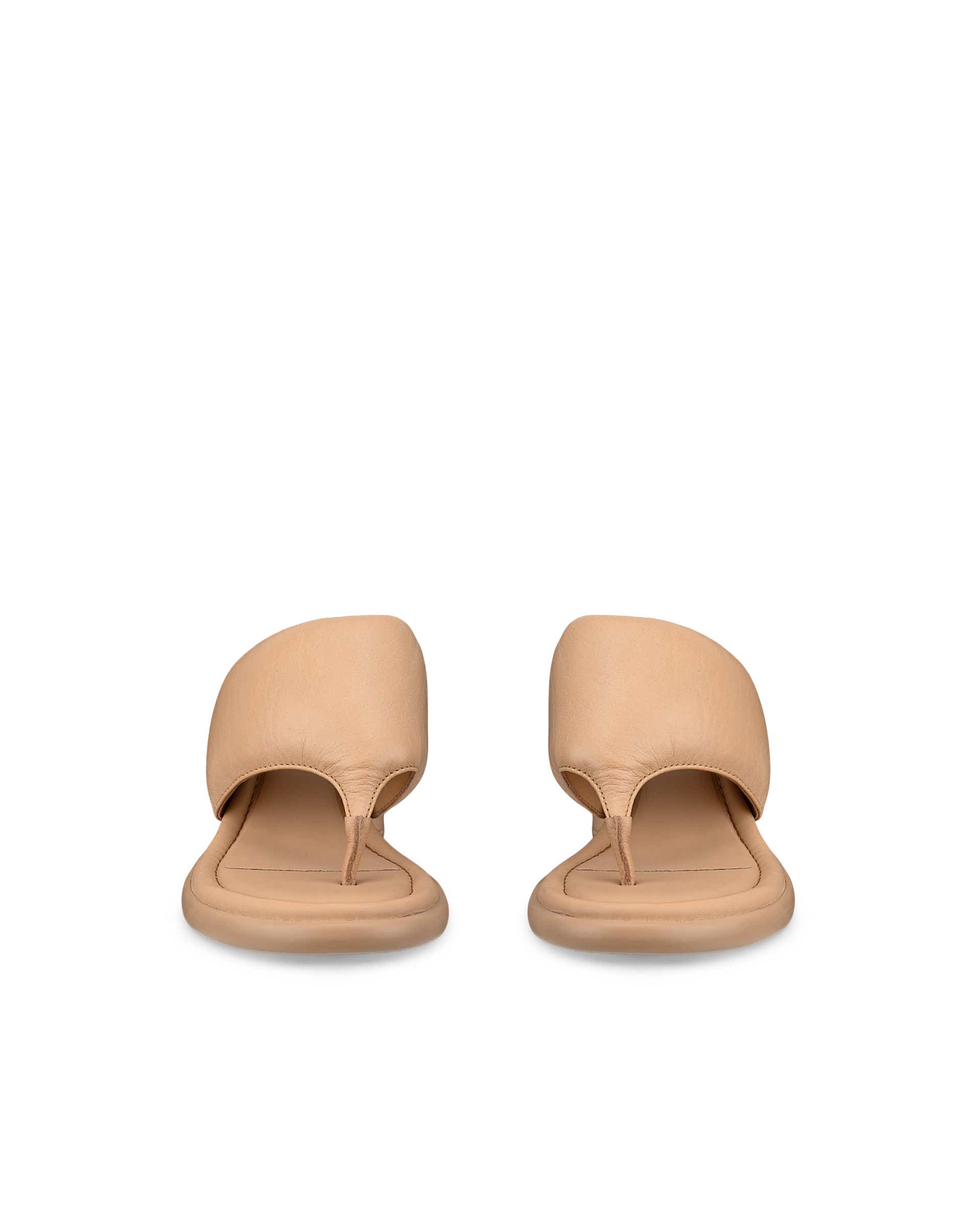 ECCO SCULPTED LX 55 WOMEN'S THONG SANDAL - Brown - Front pair