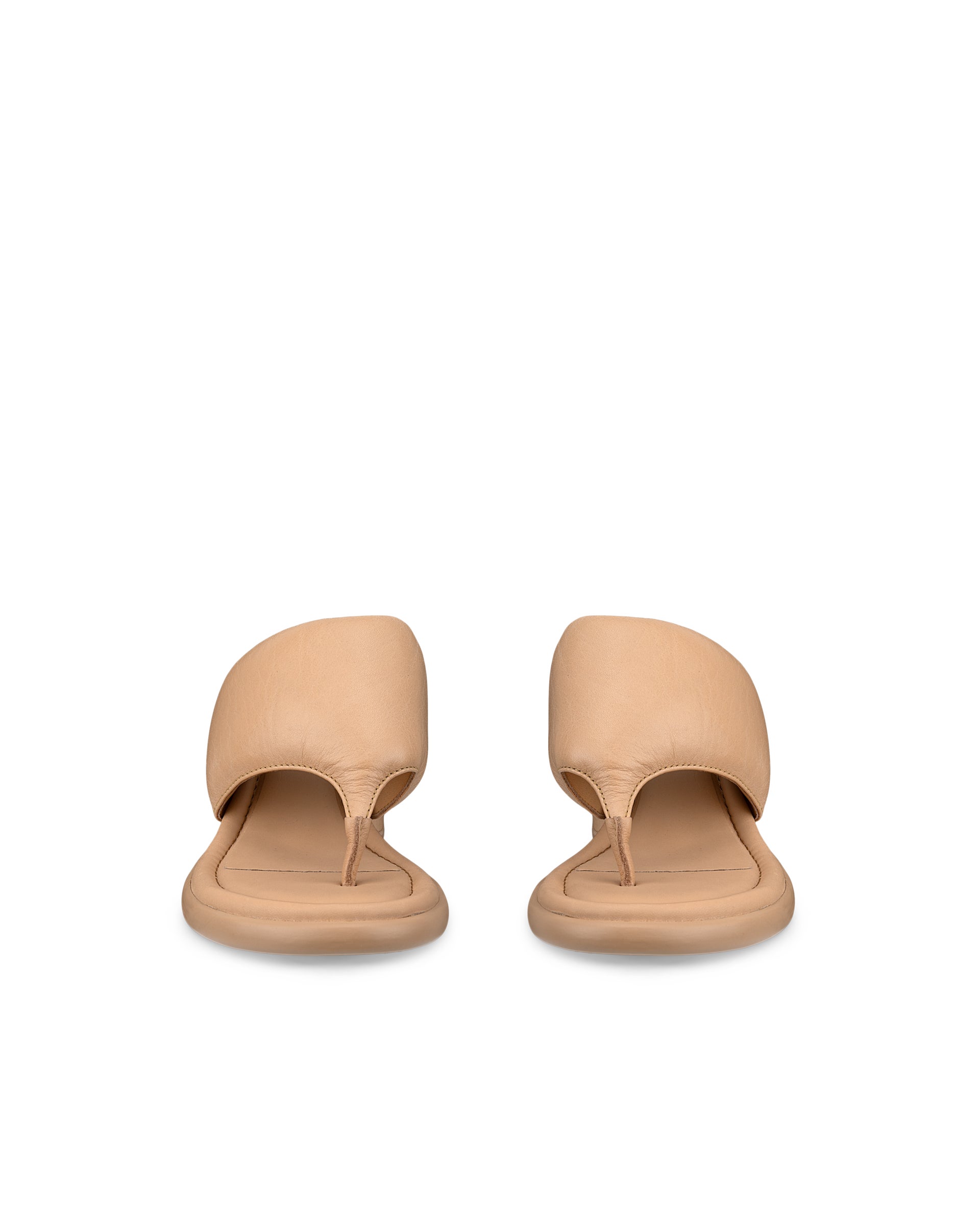ECCO SCULPTED LX 55 WOMEN'S THONG SANDAL - Brown - Front pair