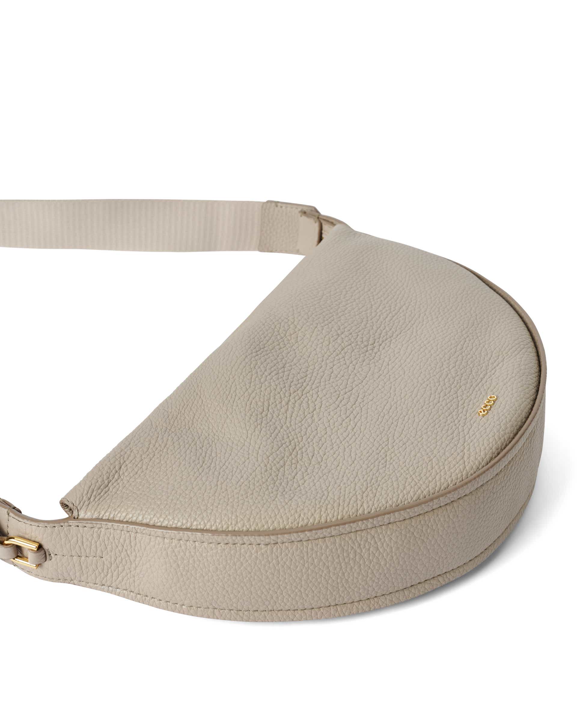 ECCO® Medium Fortune Leather Crossbody Bag - Beige - Detail-2