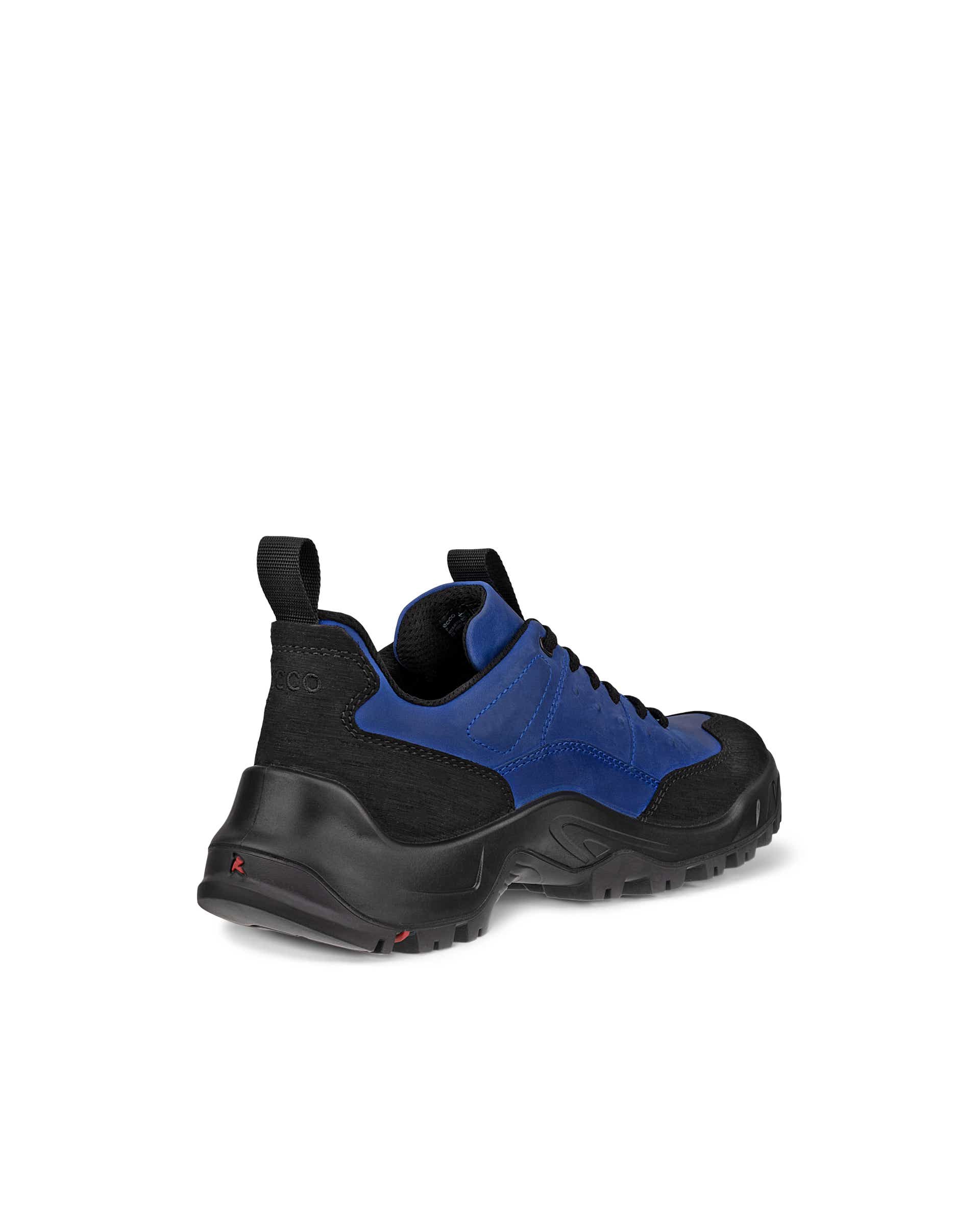 Pánské nubukové voděodolné turistické tenisky ECCO® Offroad - Modrá - Back