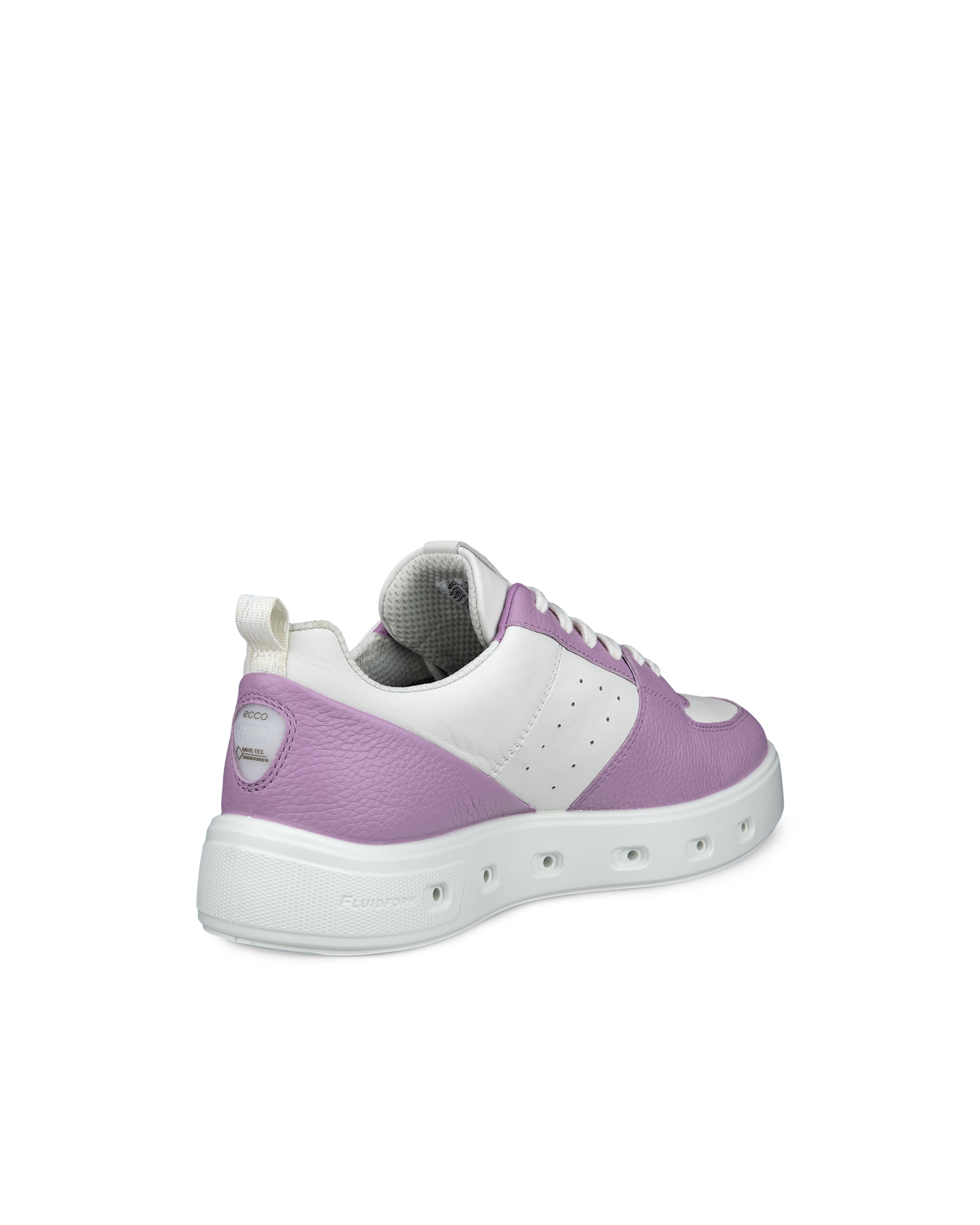 Women's ECCO® Street 720 Leather Gore-Tex Sneaker - Purple - Back