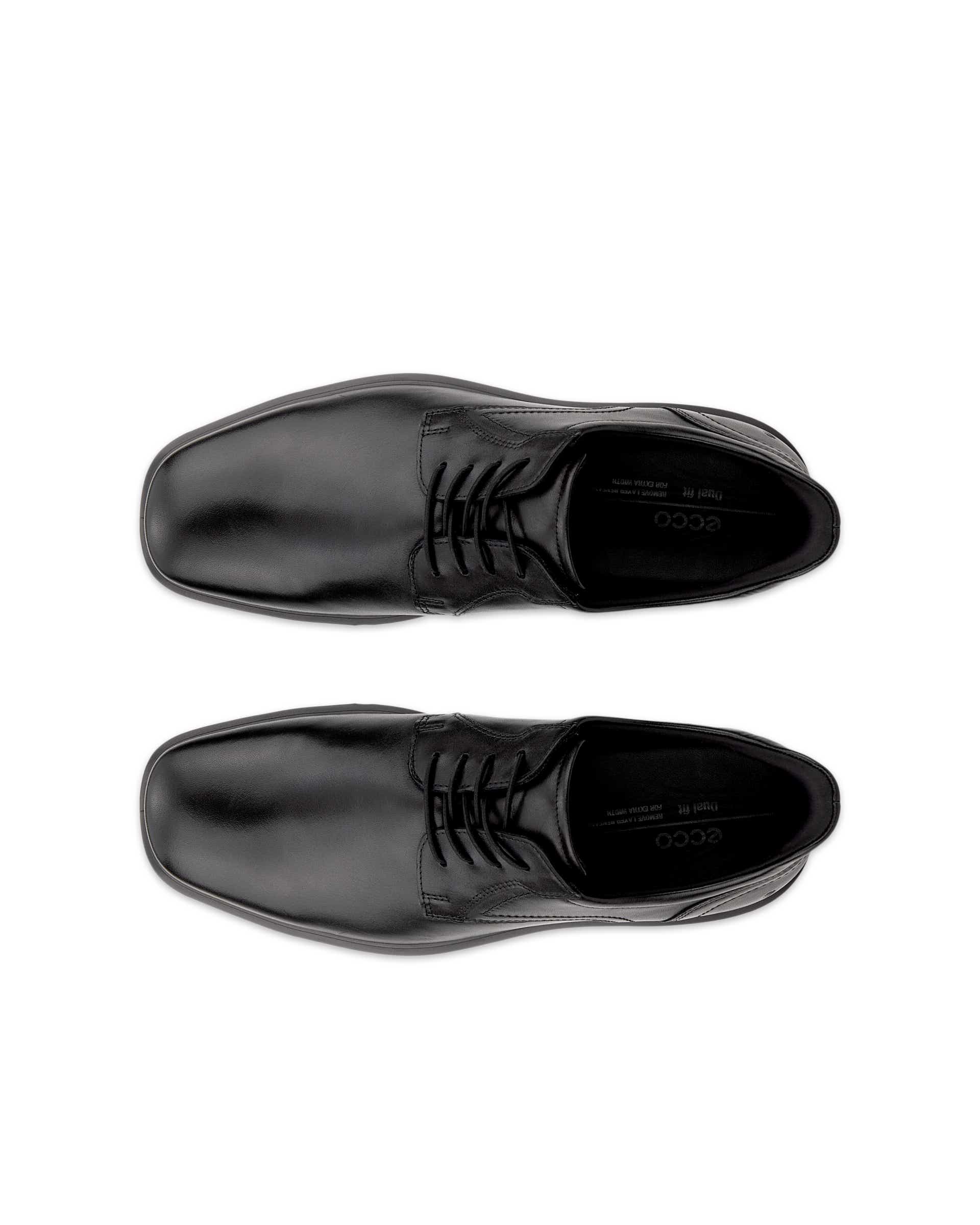 ECCO® HELSINKI 2 derbies cuir pour homme - Noir - Top left pair