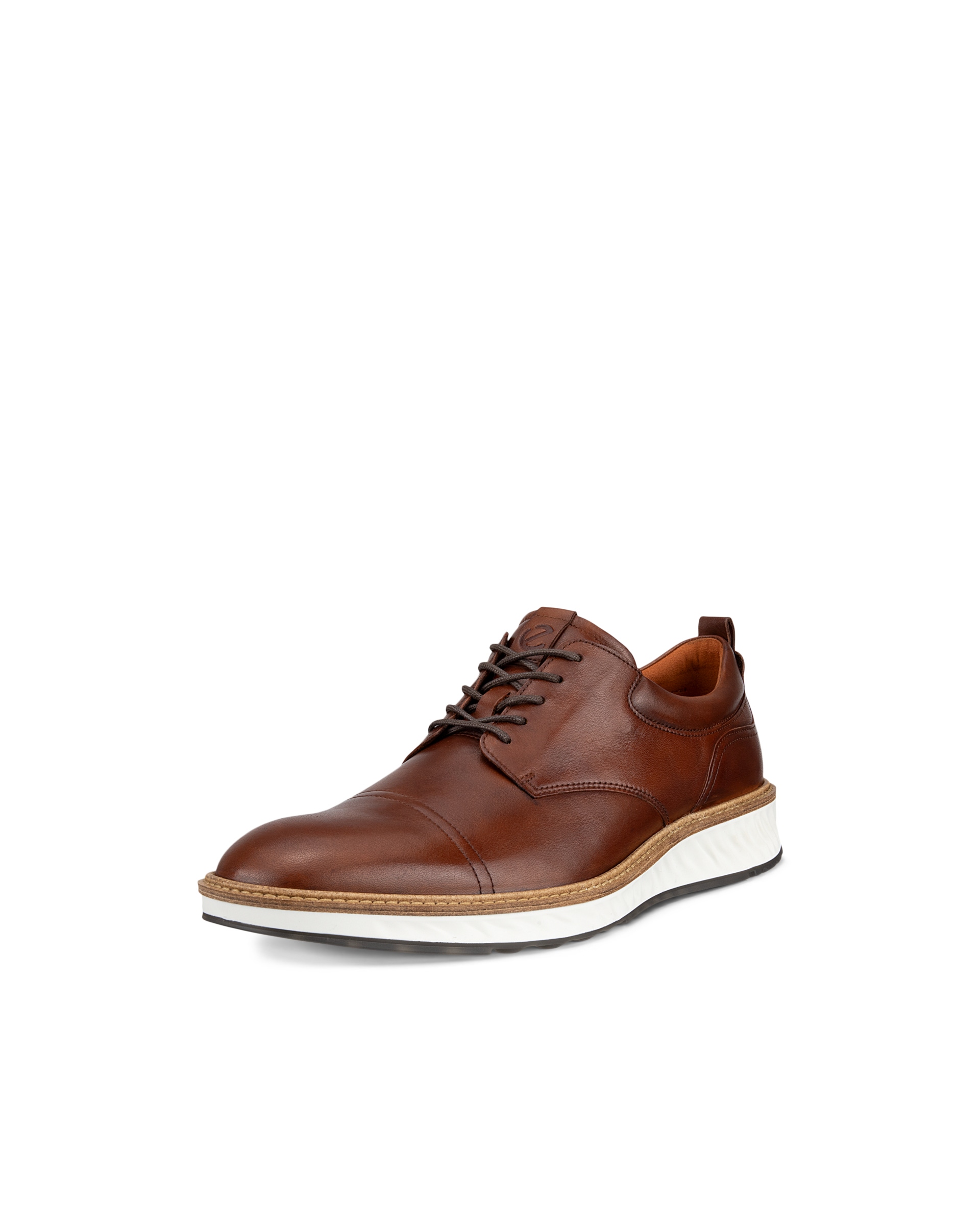 Men's ECCO® ST.1 Hybrid Leather Derby Shoe - Brown - Main