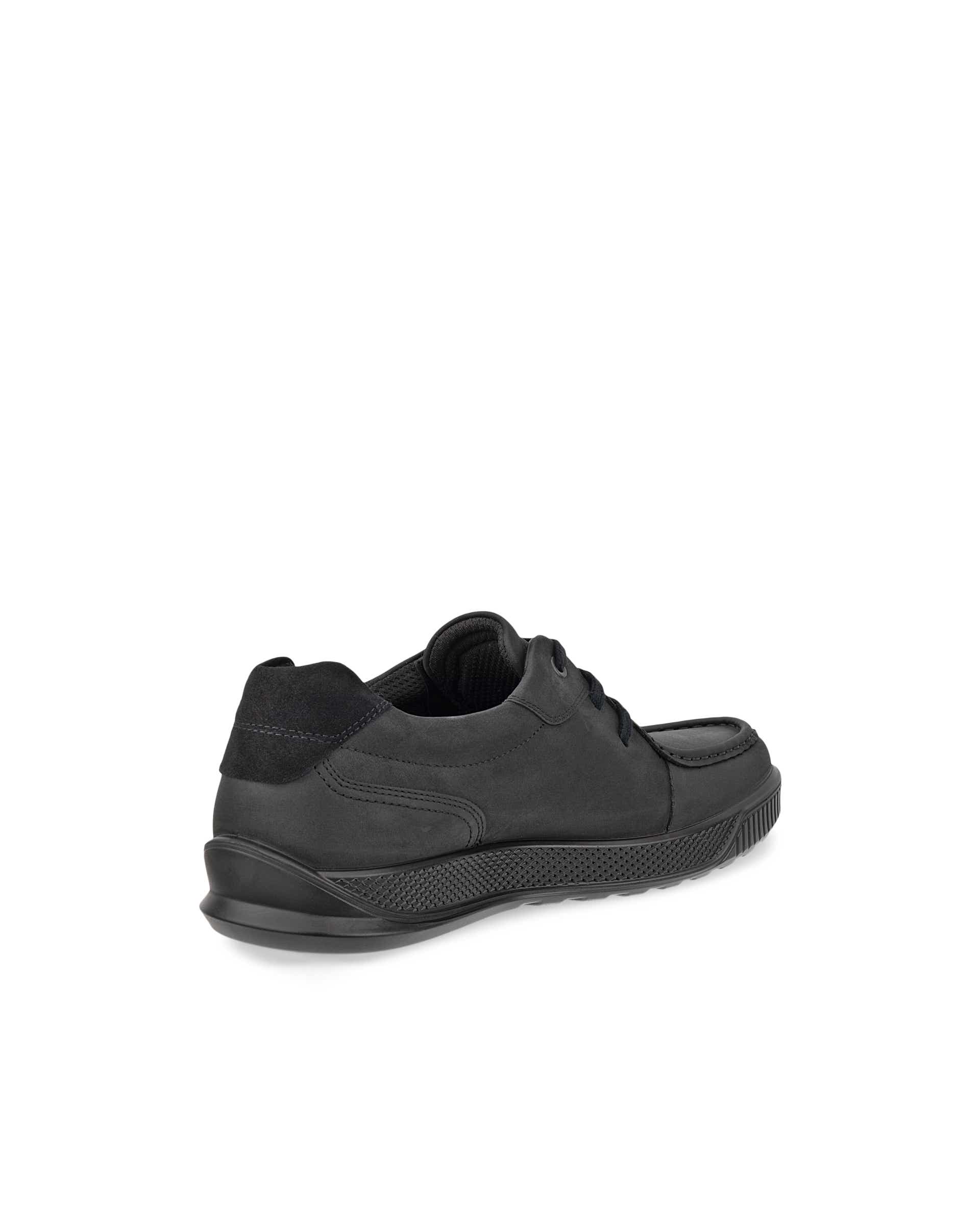 ECCO® BYWAY slip-on sko i nubuck til herrer - Sort - Back