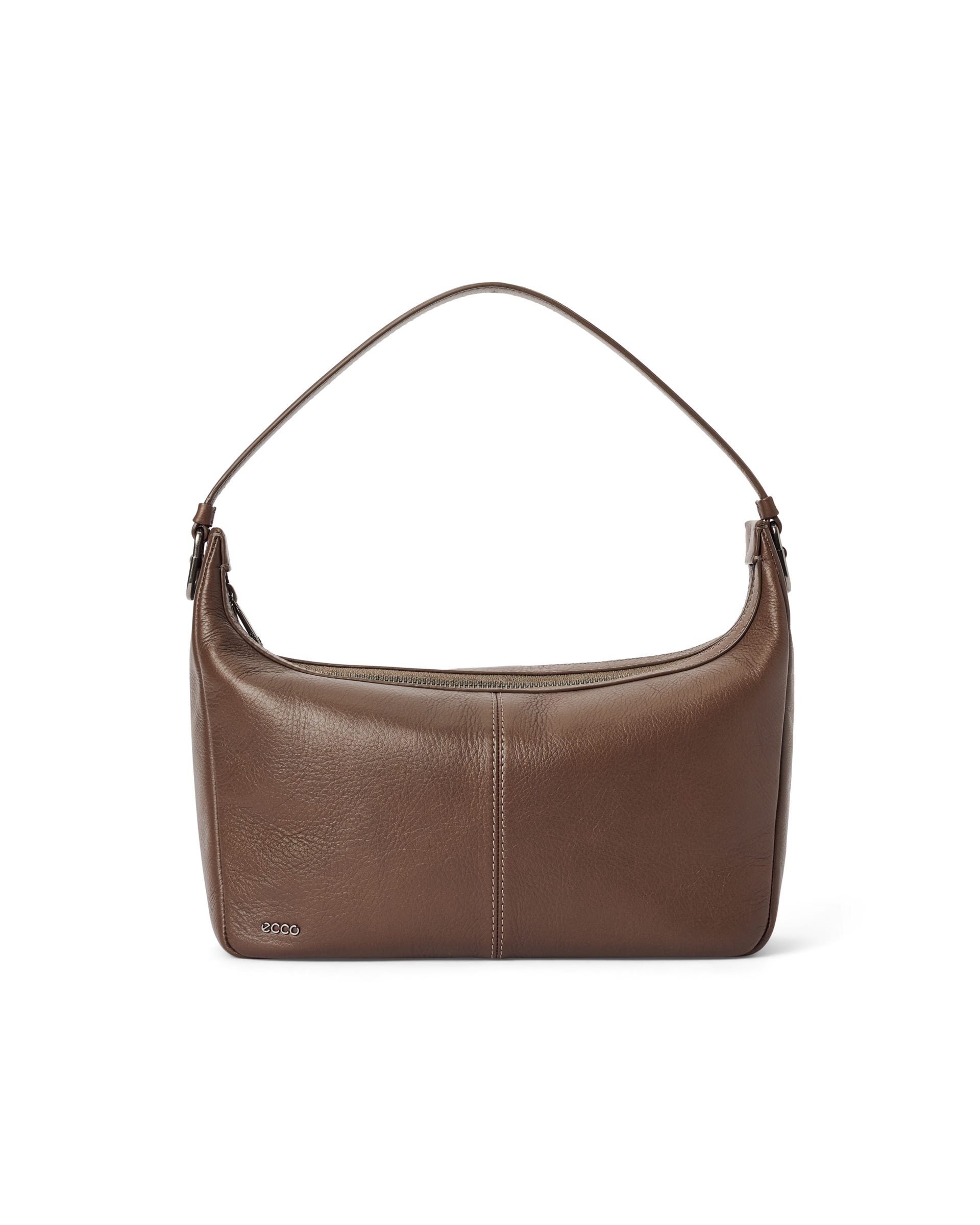ECCO® HOBO S kompakt hobostyle taske i læder til damer - Brun - Main