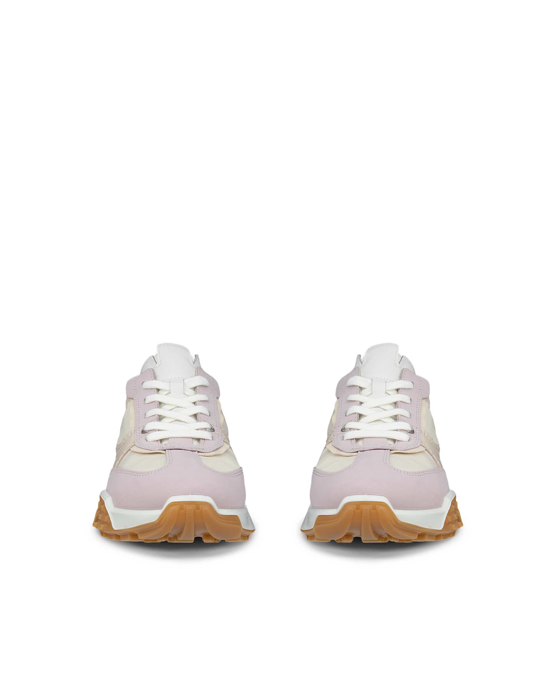 ECCO® Retro Sneaker baskets en cuir pour femme - Multicolore - Front pair