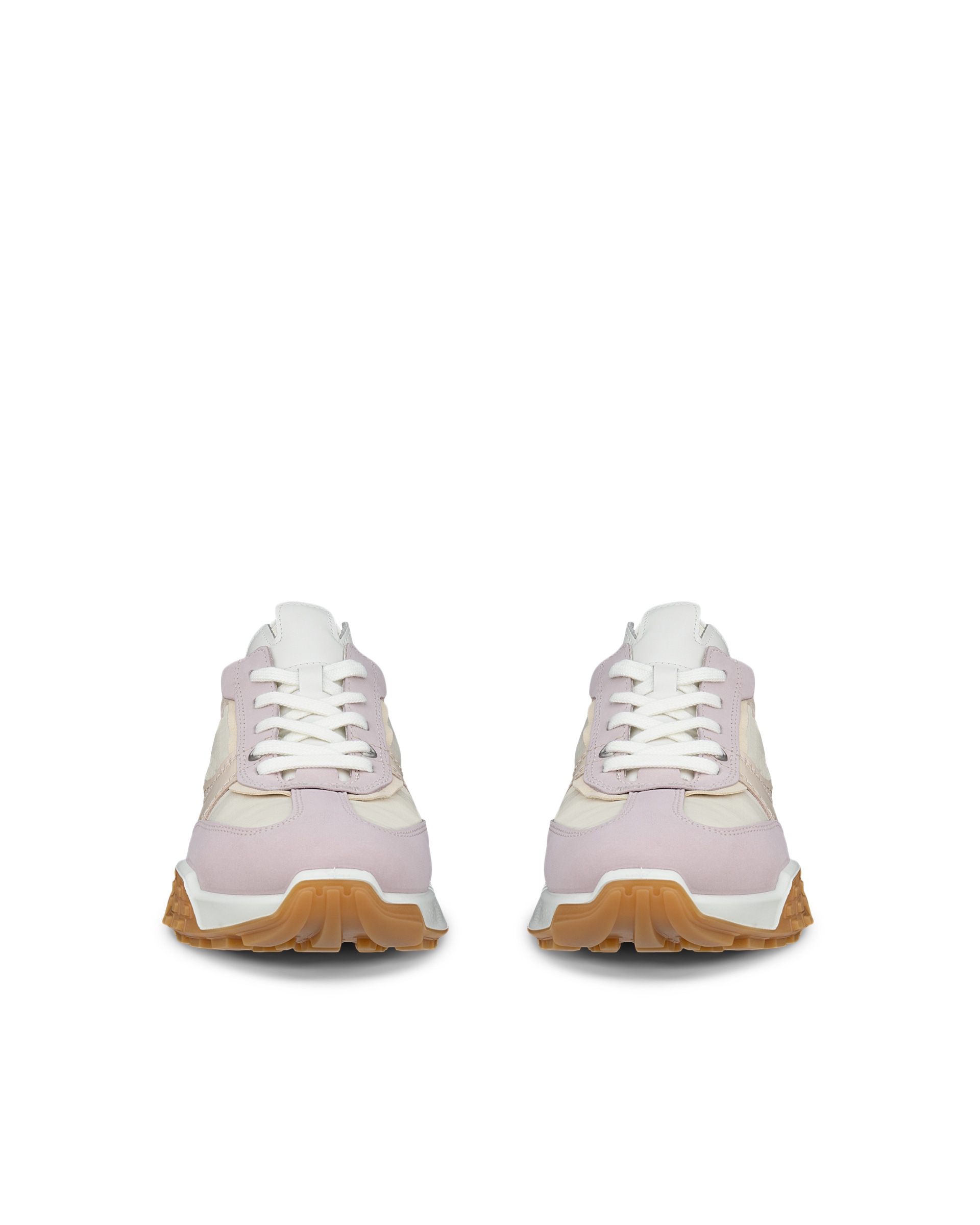 ECCO® Retro Sneaker baskets en cuir pour femme - Multicolore - Front pair