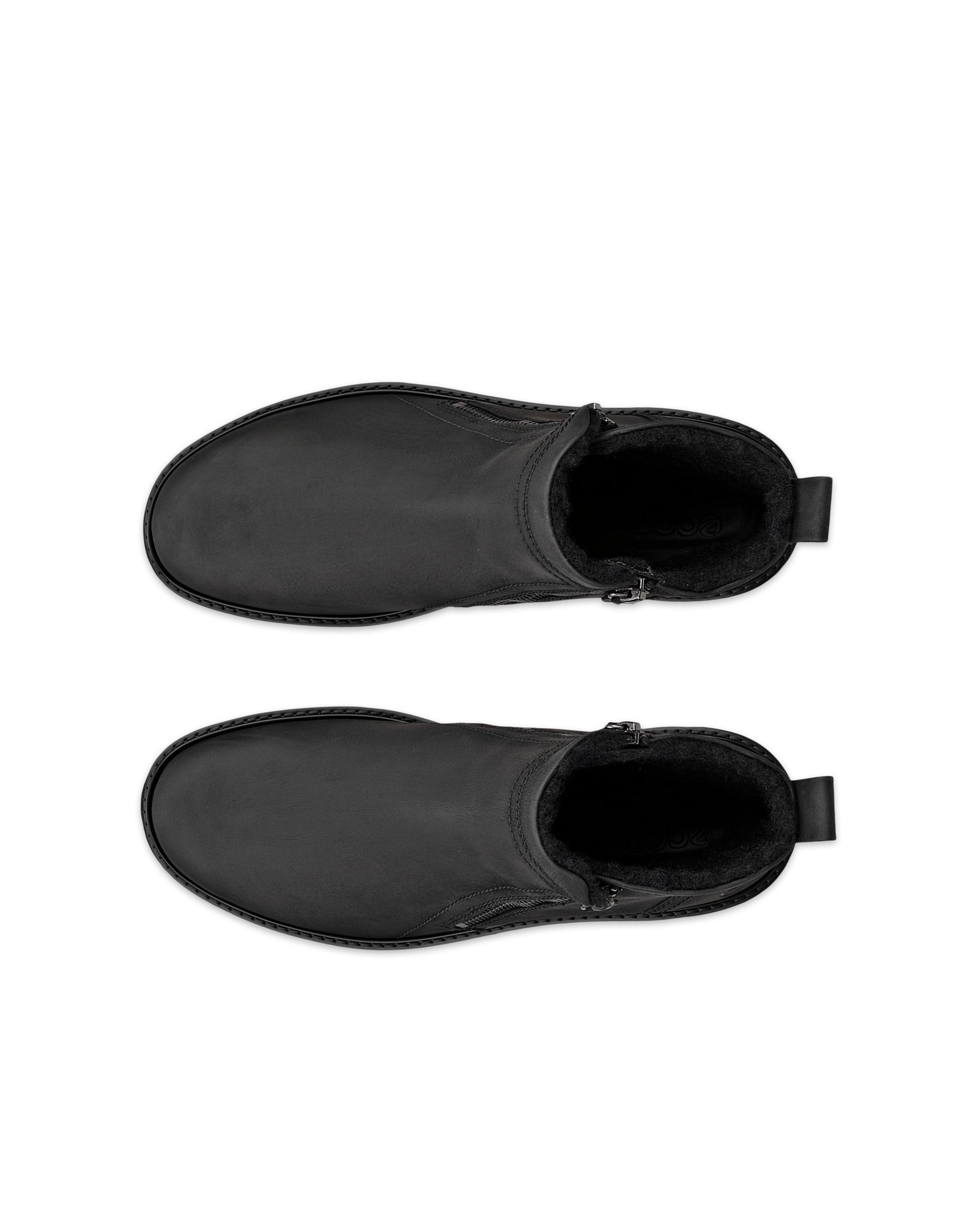 Pánske nubukové členkové čižmy Gore-Tex ECCO® Turn - Čierna - Top left pair