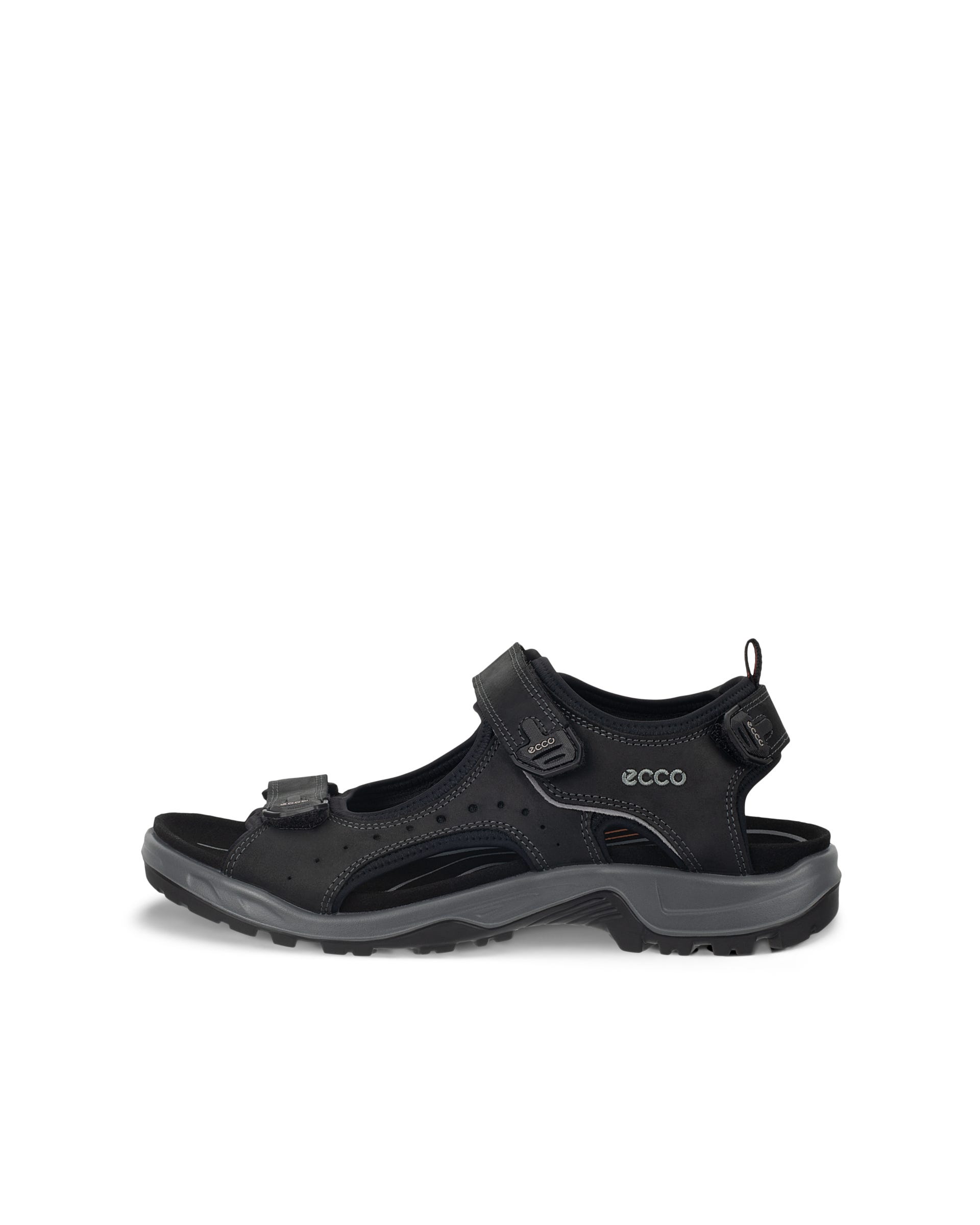 ECCO® Offroad Heren nubuck wandelsandaal - Zwart - Outside