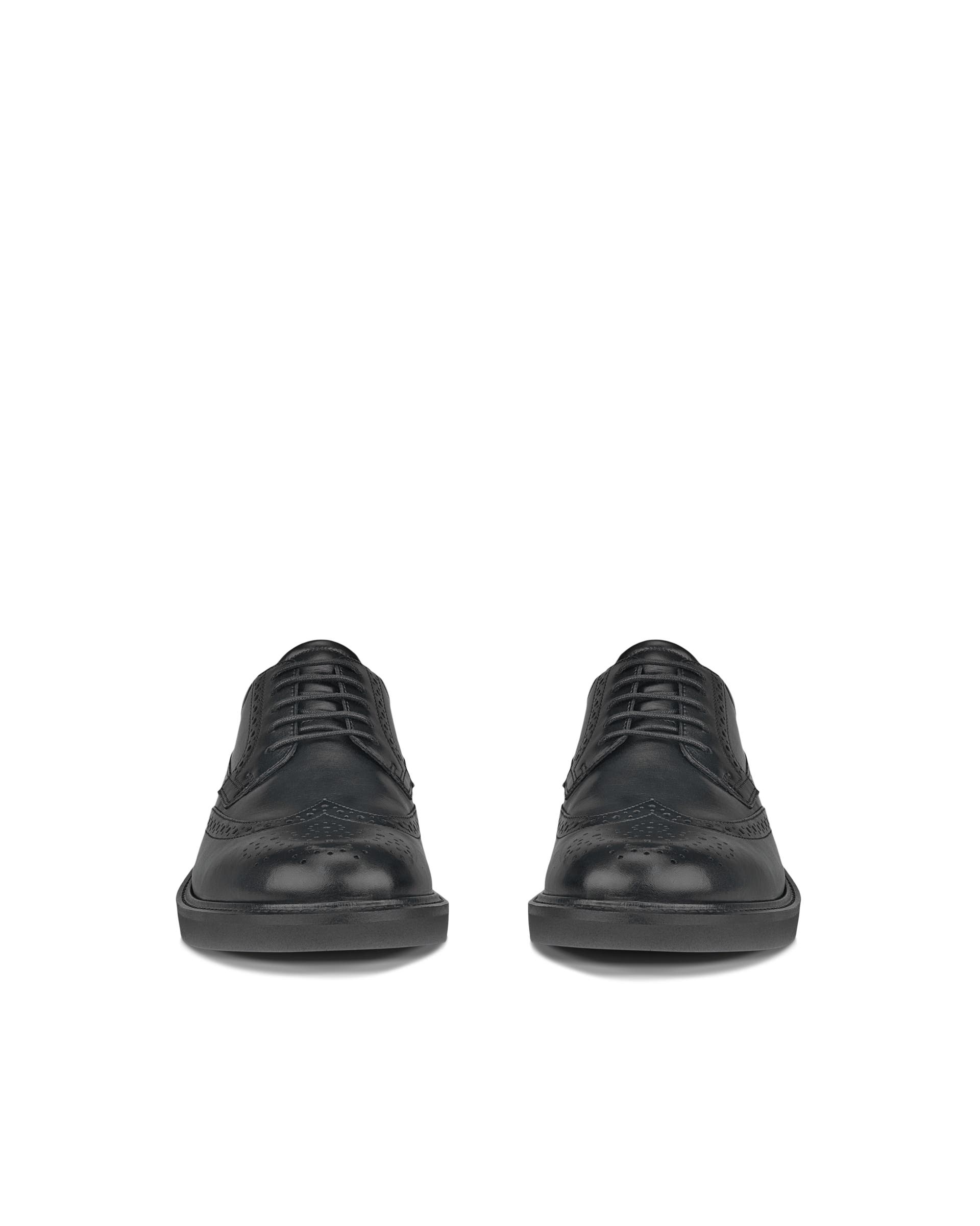 Sapatos brogue couro  homem ECCO® Metropole London - Preto - Front pair