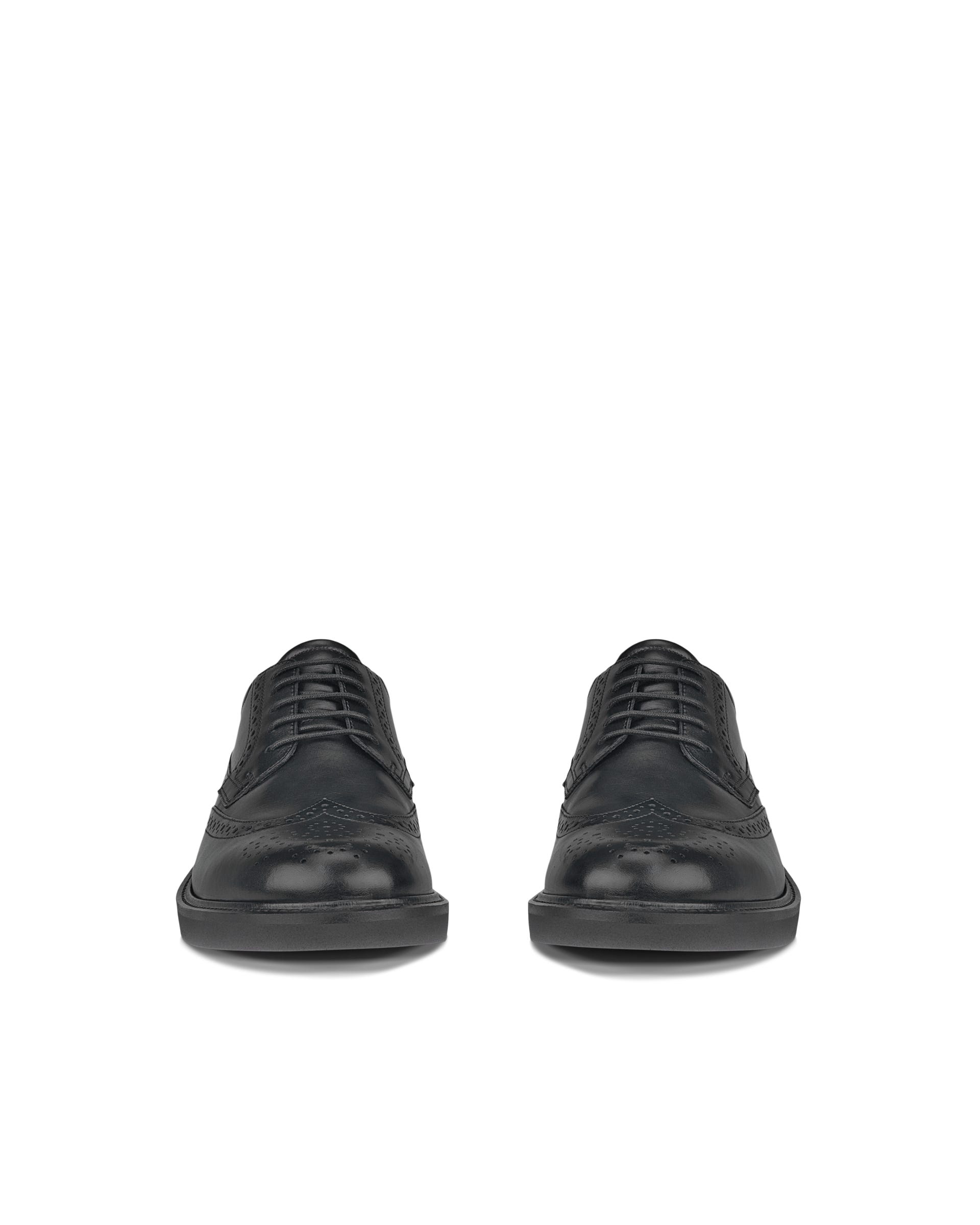 Sapatos brogue couro  homem ECCO® Metropole London - Preto - Front pair