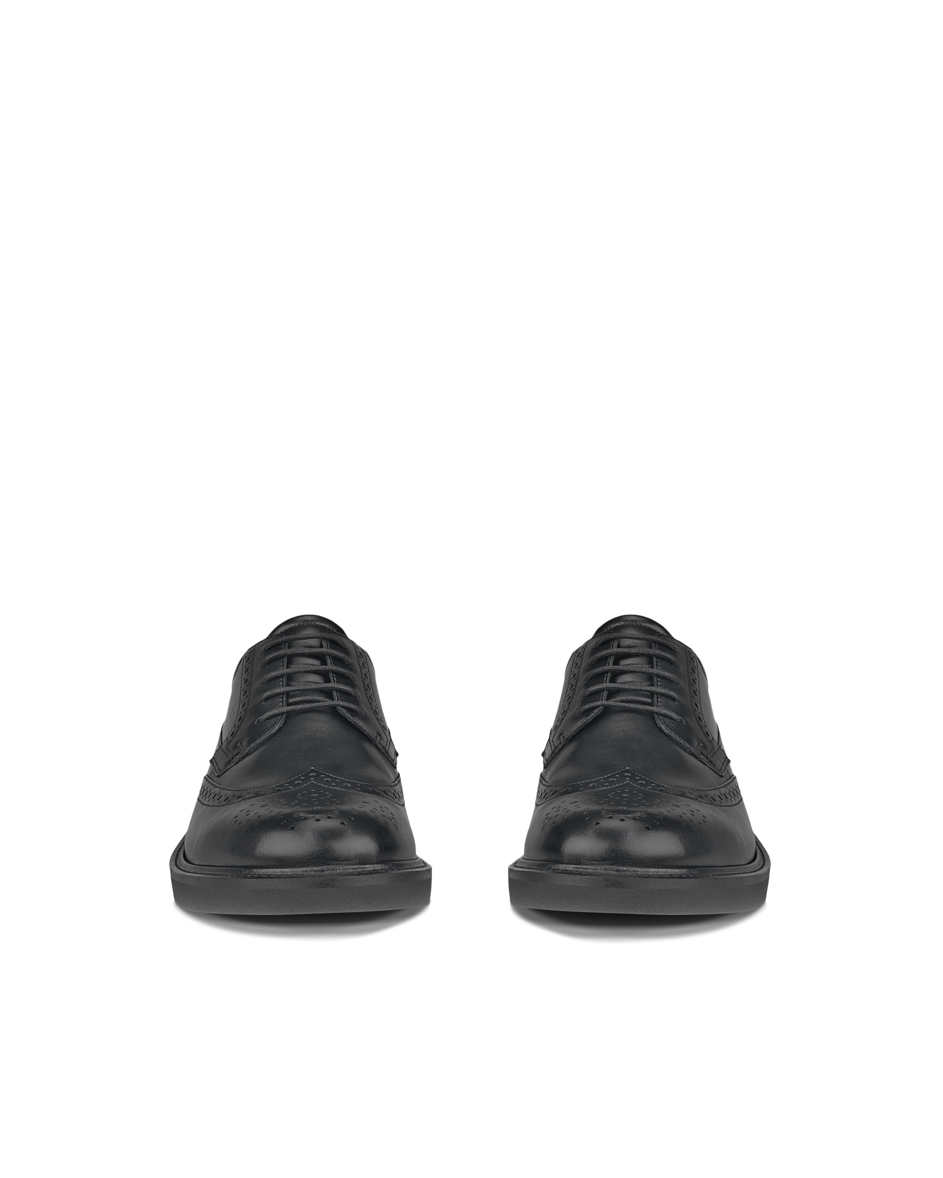 ECCO® Metropole London richelieu cuir pour homme - Noir - Front pair