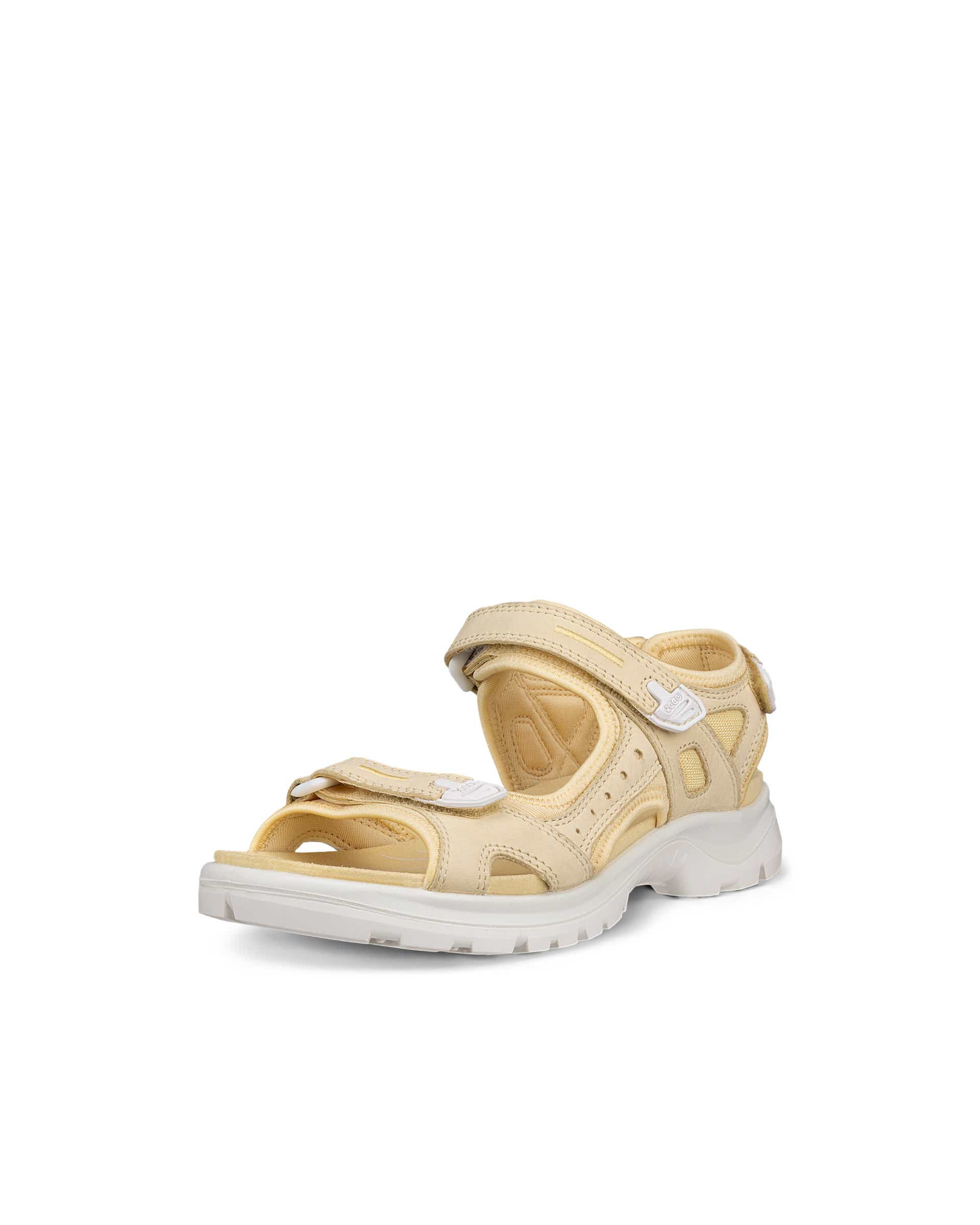 Women's ECCO® Offroad Nubuck Outdoor Sandal - Yellow - Main