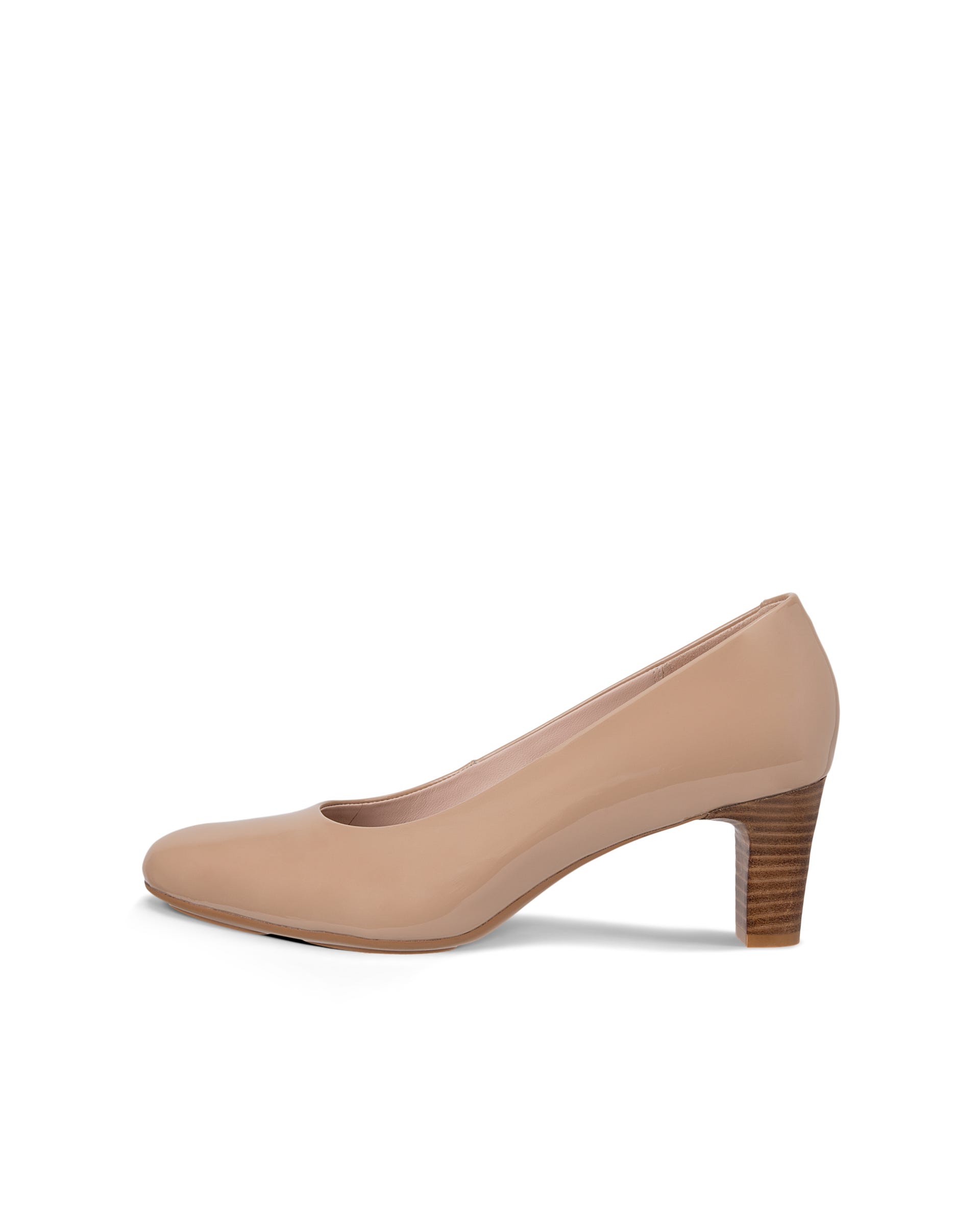 ECCO® ELEVATE 55 escarpins à talon haut en daim pour femme - Beige - Outside