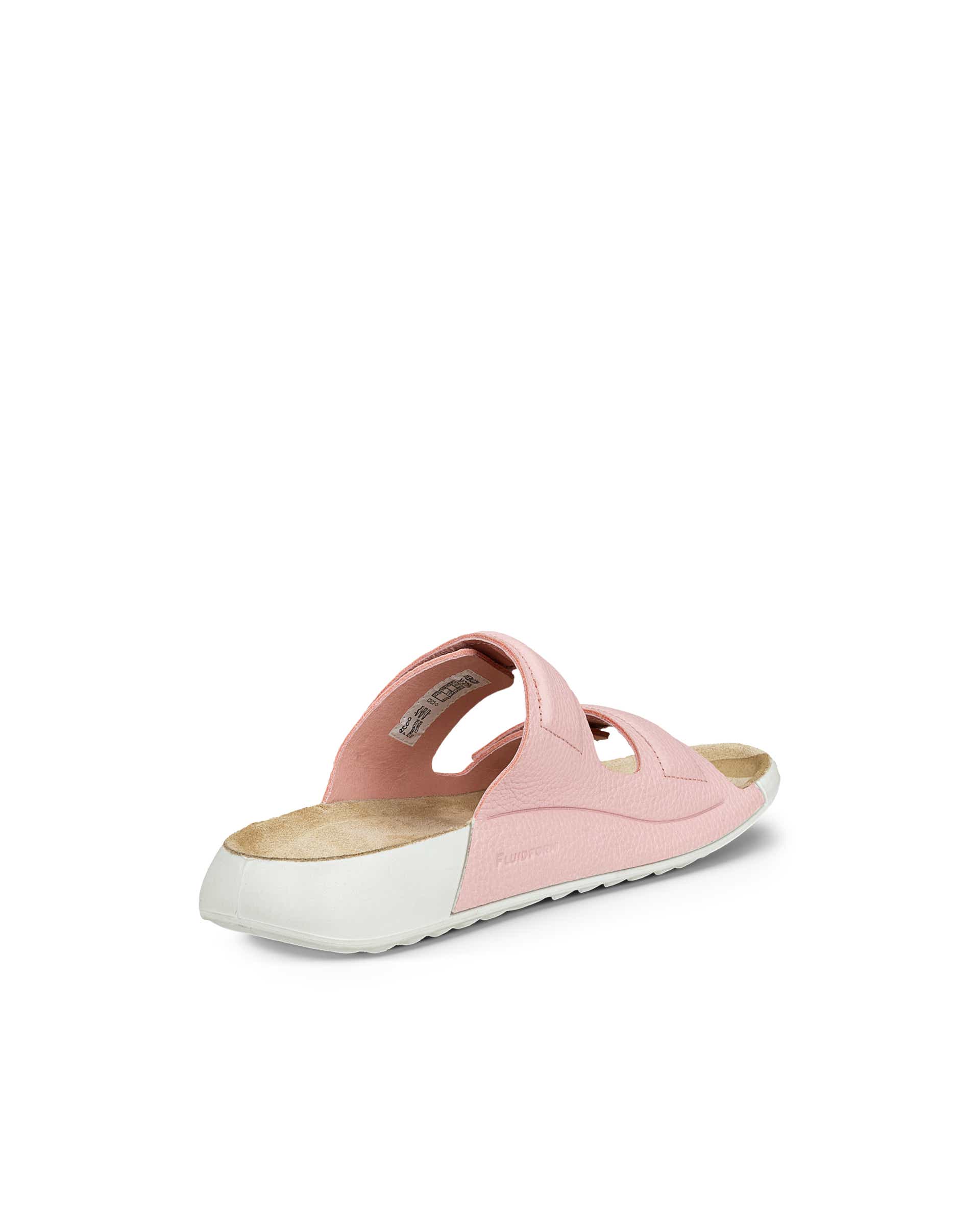 ECCO Cozmo Sandal 60 ウィメンズ レザー2ストラップサンダル - ピンク - Back