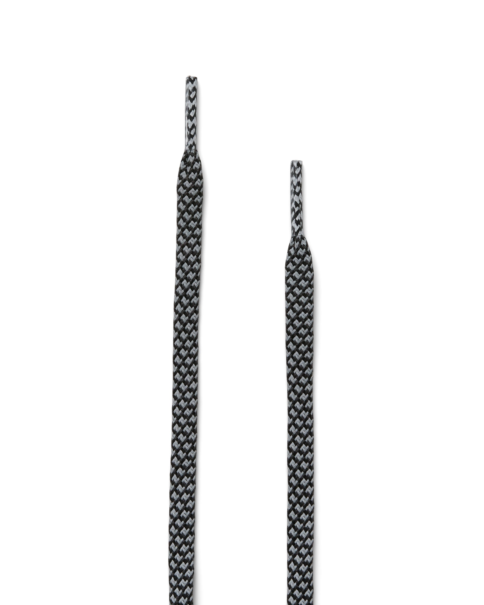 ECCO® Laces ravne vezice - Crna - Detail-1