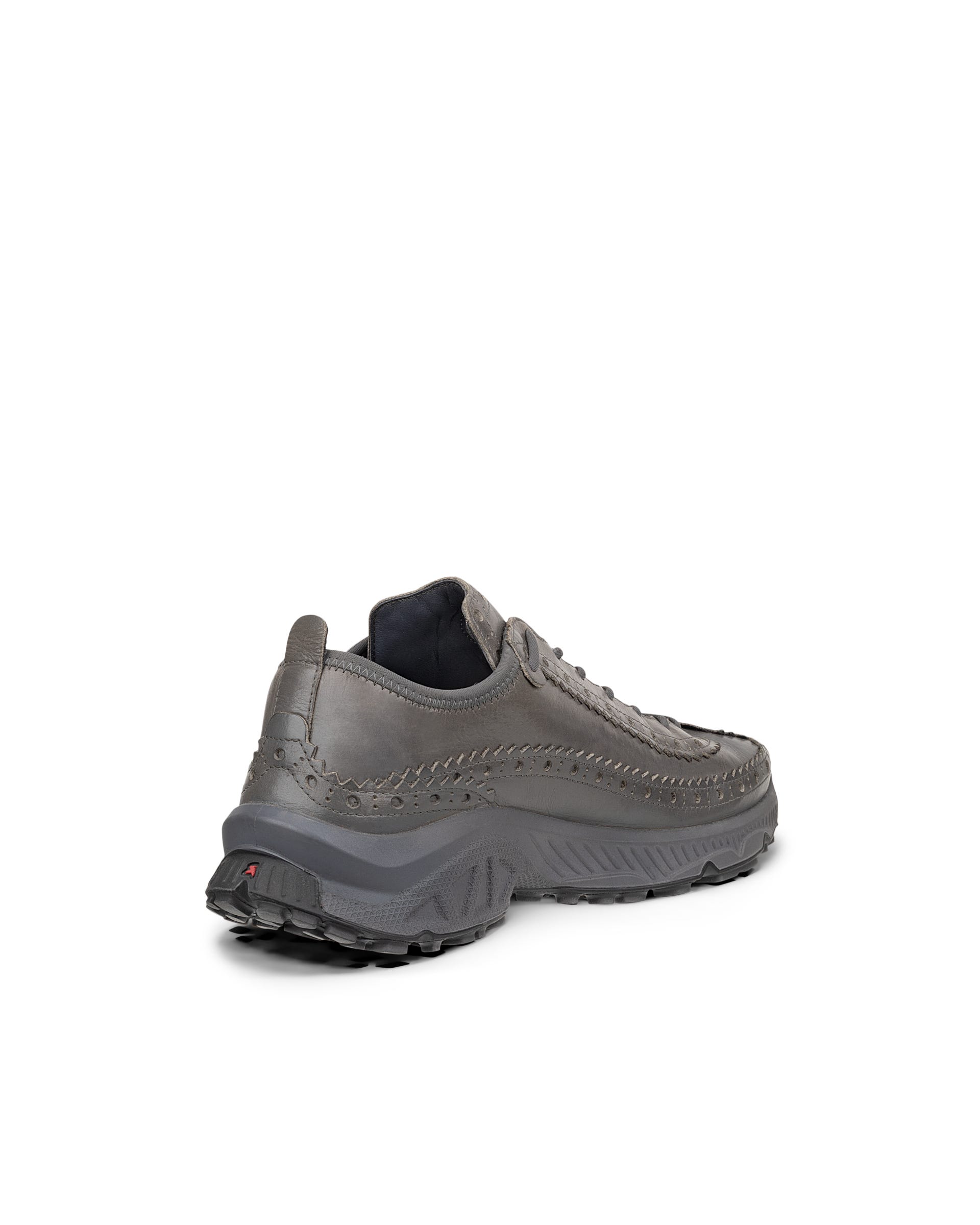 ECCO RECEPTOR XP WOMEN ウィメンズ レザーシューズ - グレー - Back