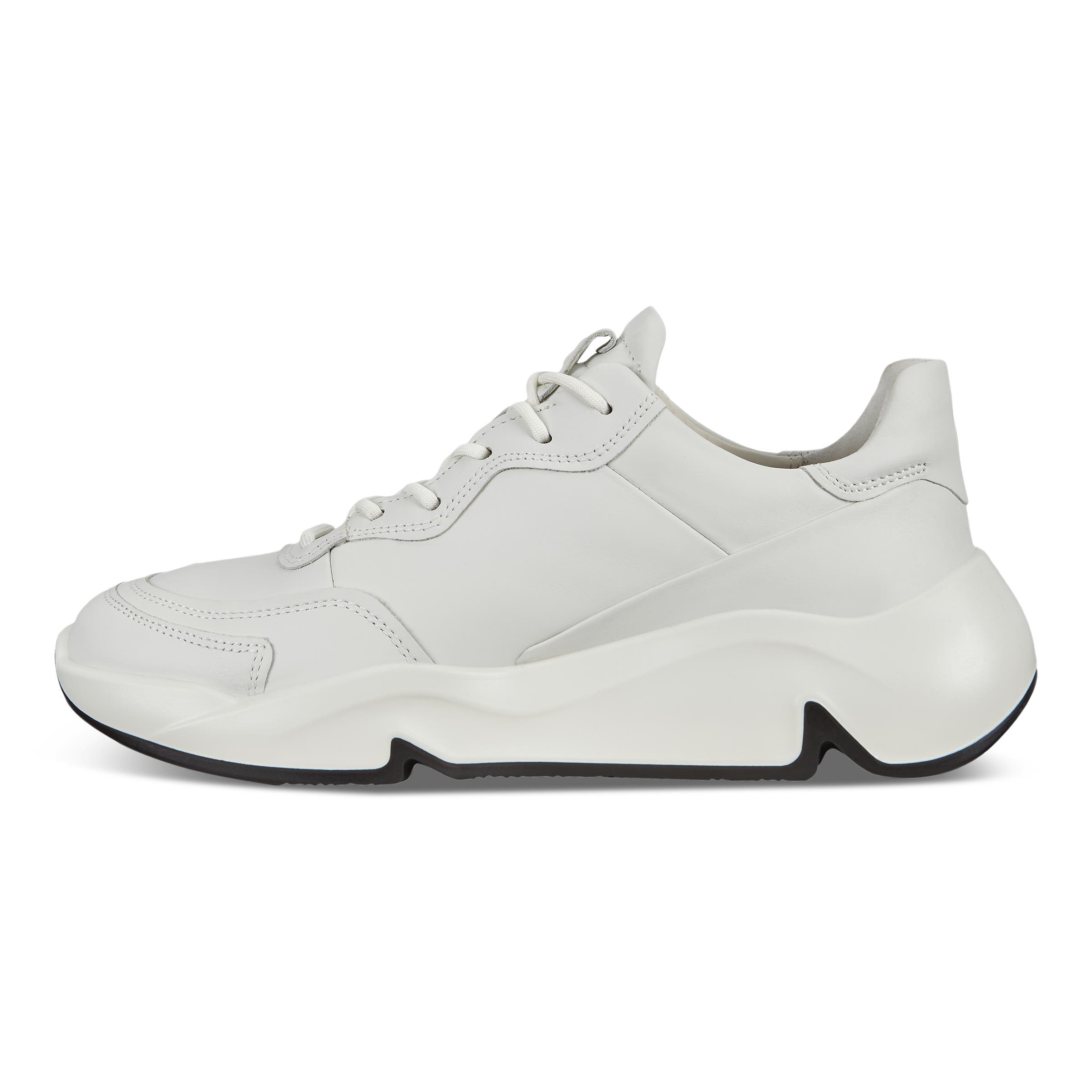 ECCO Chunky Sneaker Men's Shoe - White - Inside