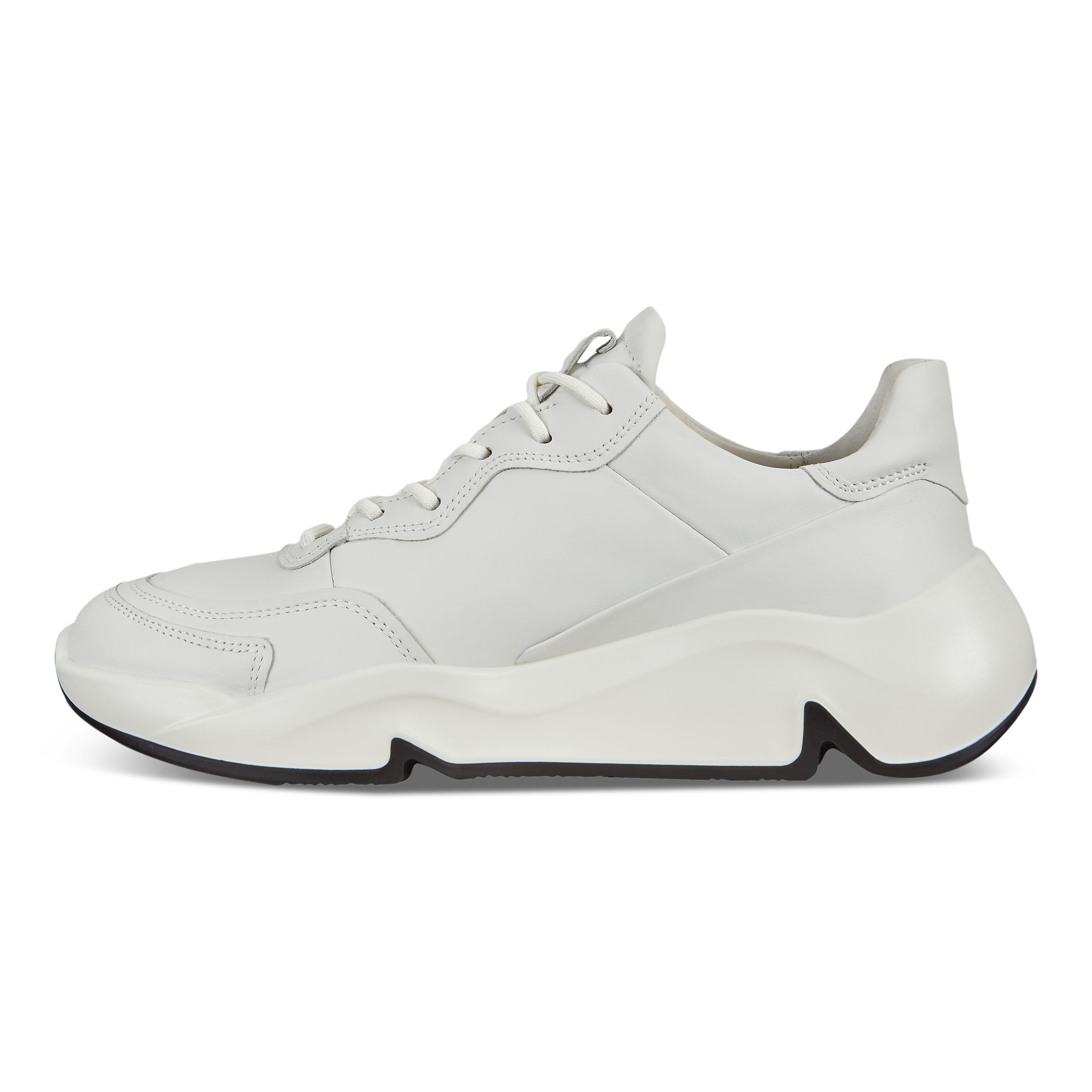 ECCO Chunky Sneaker Men's Shoe - White - Inside
