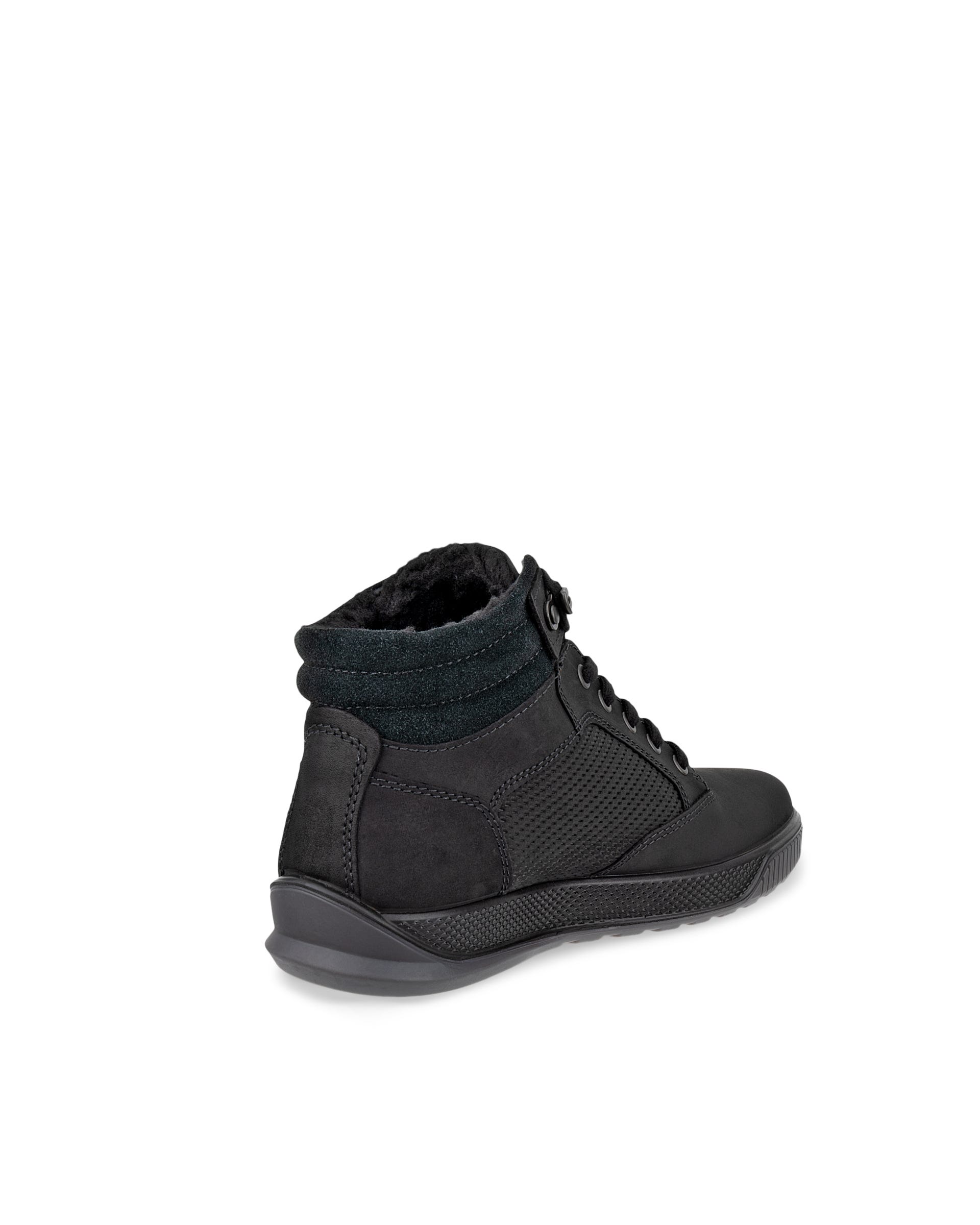 Men's ECCO® Bypath Tred Nubuck Boot - Black - Outside