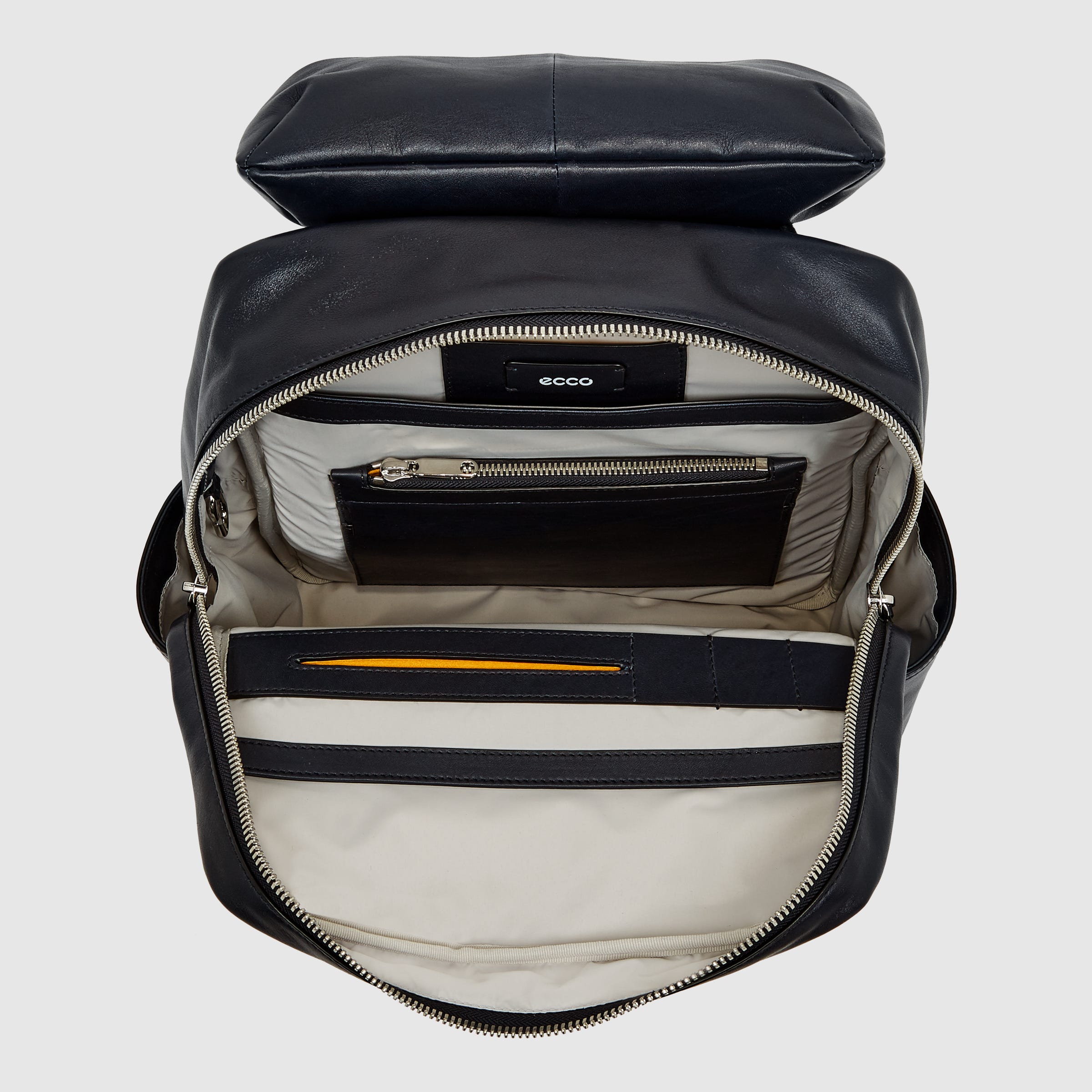 ECCO® Journey Leather Backpack - Blue - Birdeye