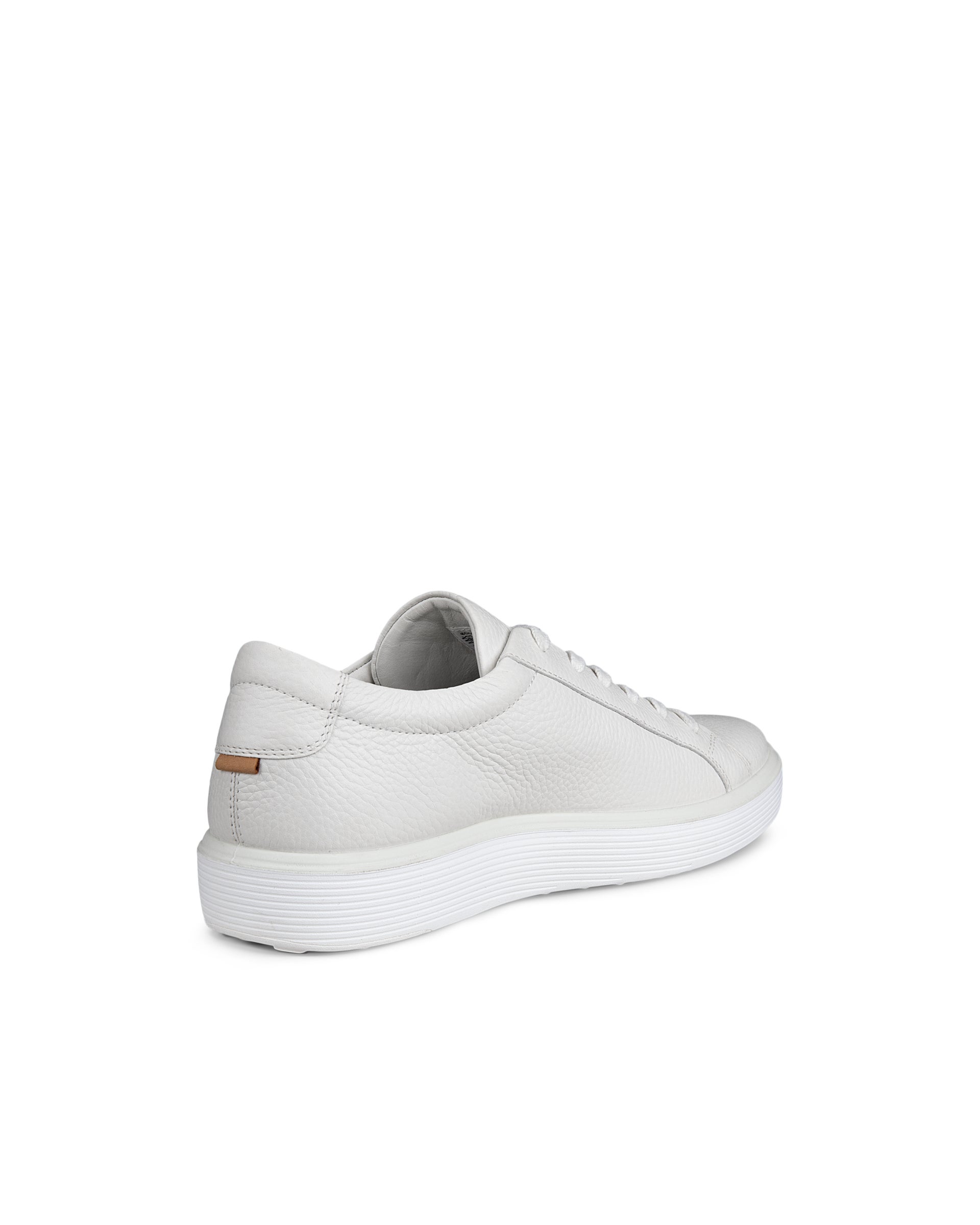 ECCO® Soft 60 Heren leren sneaker - Wit - Back
