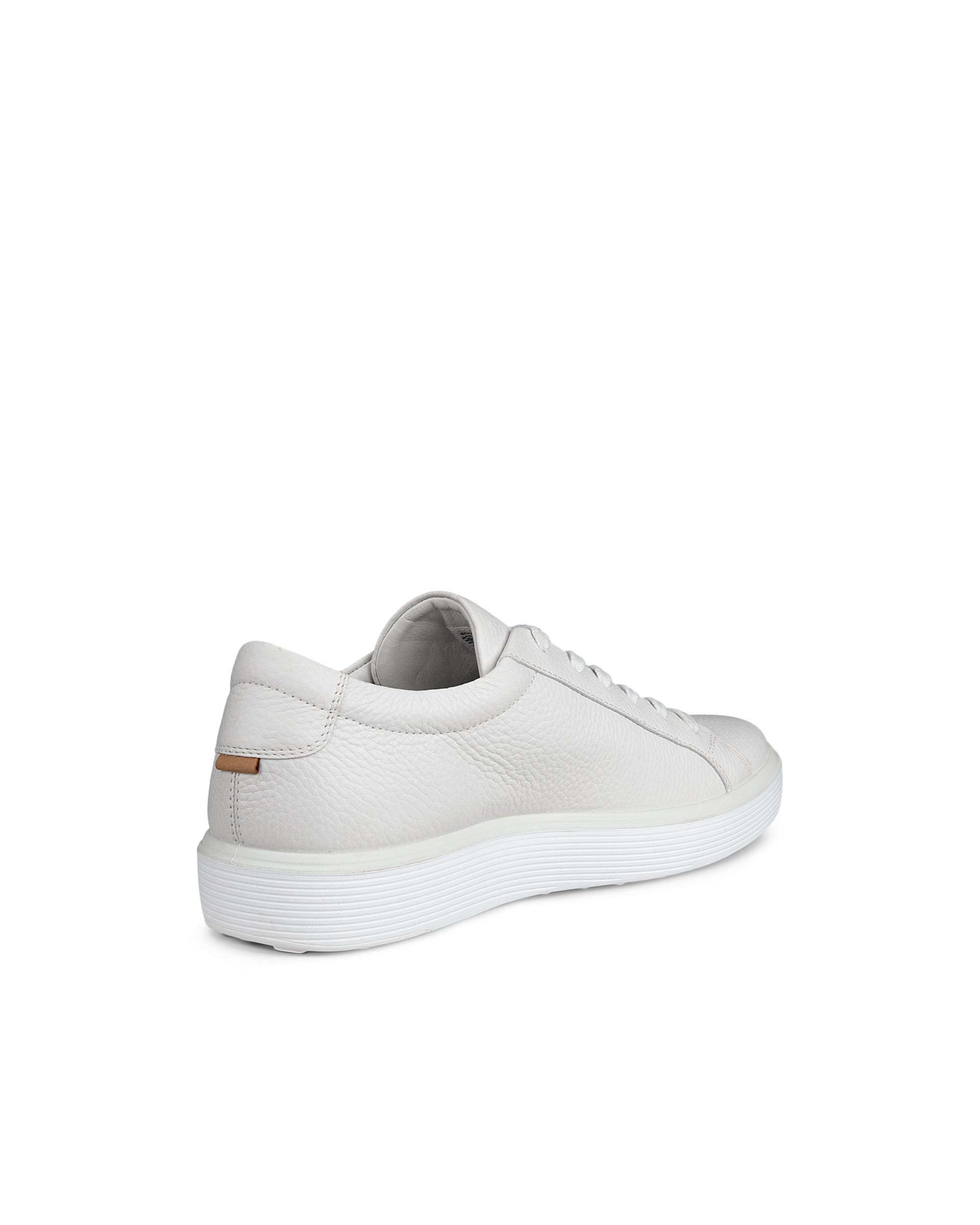 ECCO® Soft 60 baskets en cuir pour homme - Blanc - Back