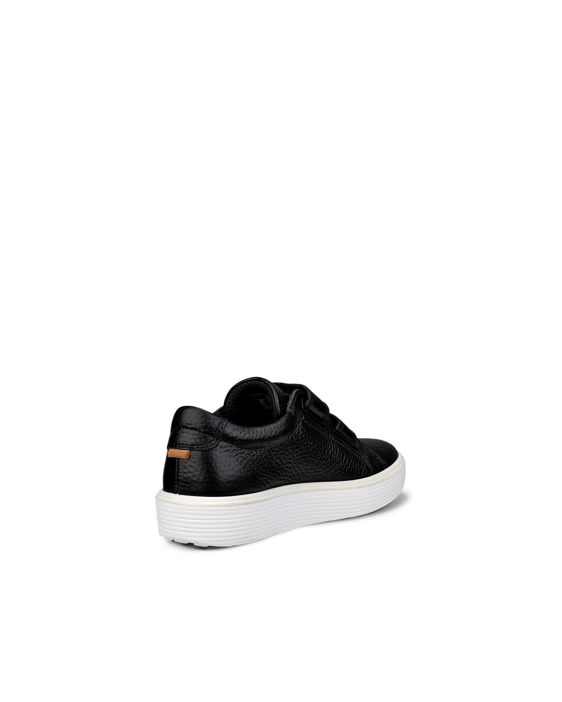 Basket en cuir à deux brides ECCO® Soft 60 pour enfants - Noir - Back