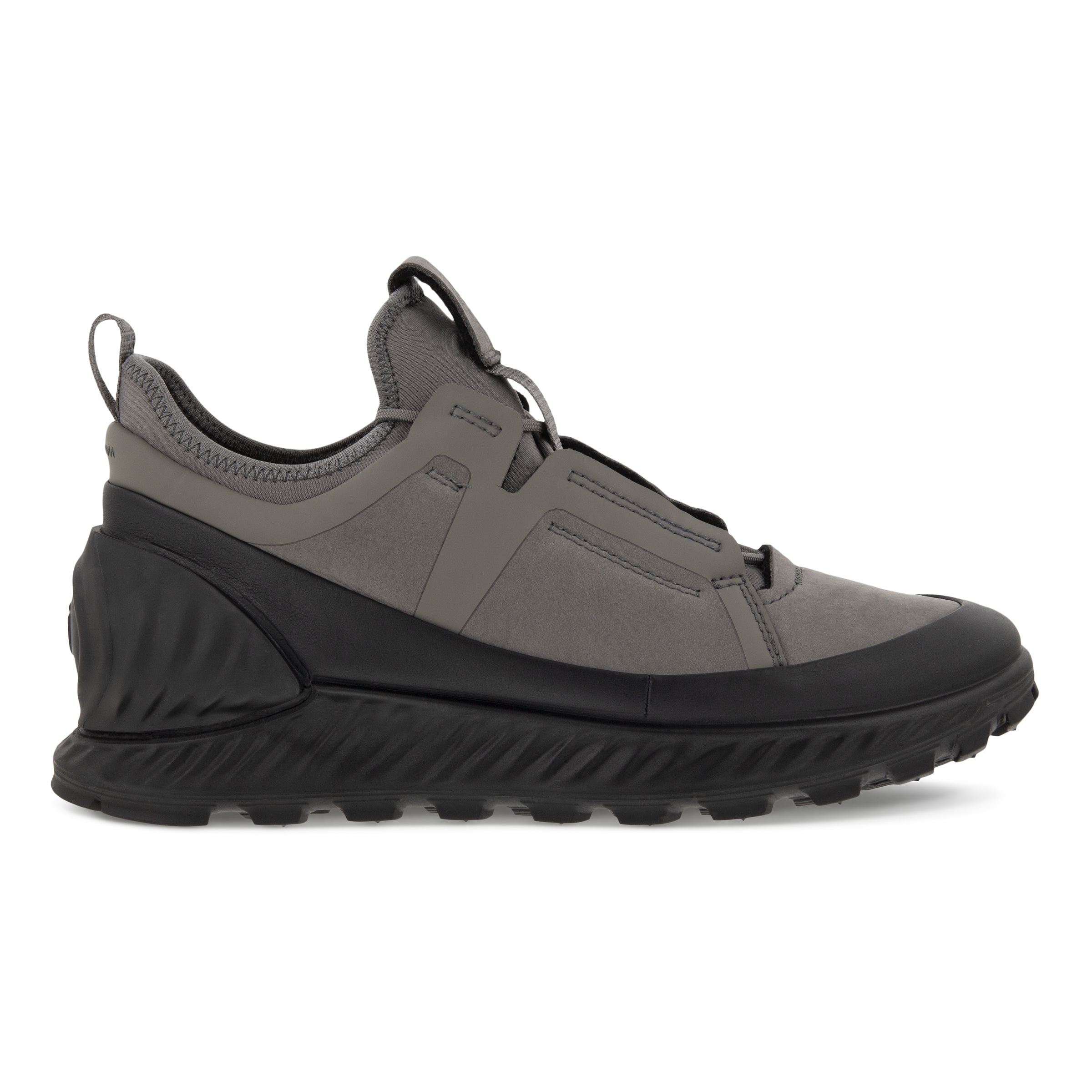 ECCO Exostrike メンズ ヌバックスニーカー - グレー - Outside