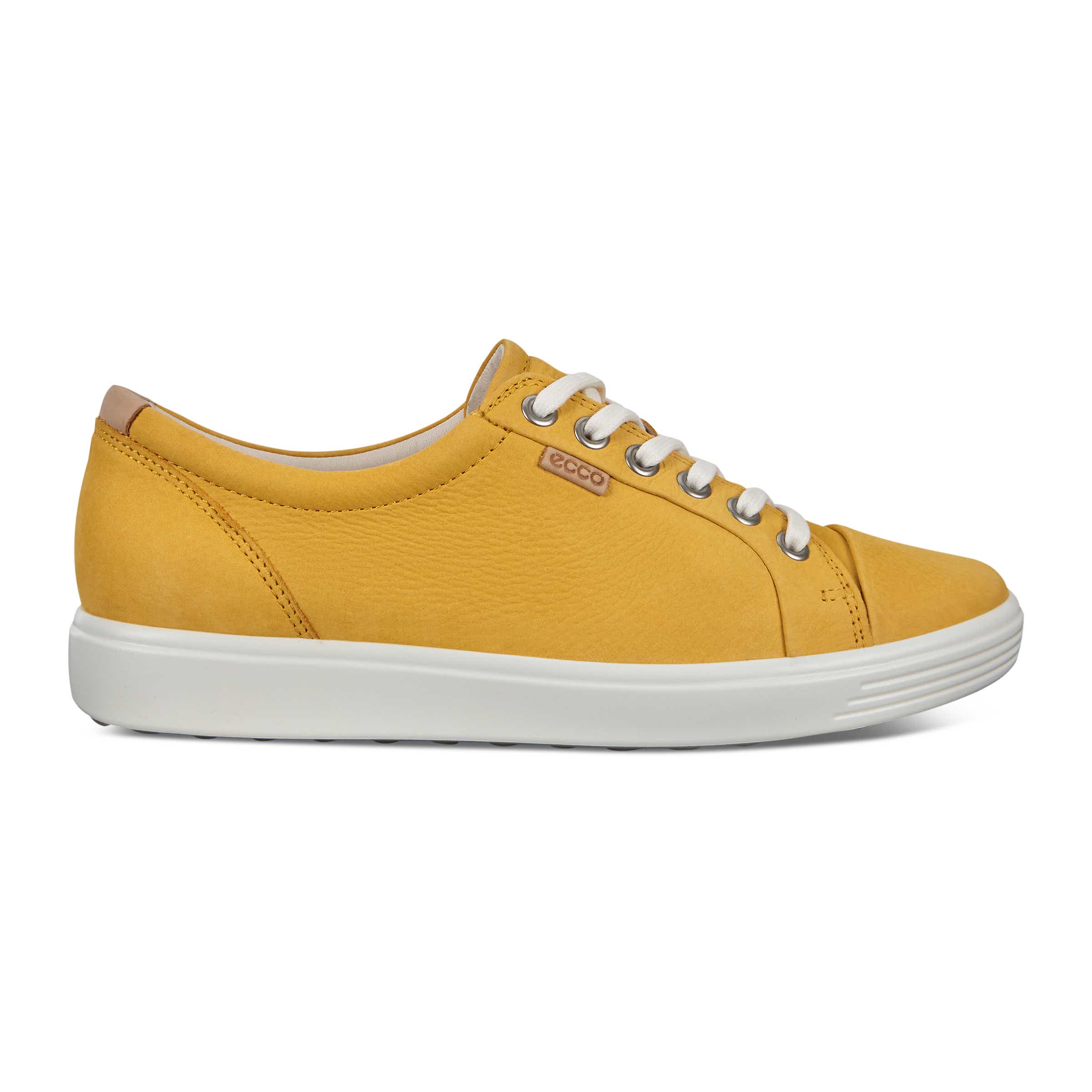 ECCO Women's Soft 7 Sneakers - Yellow - Outside
