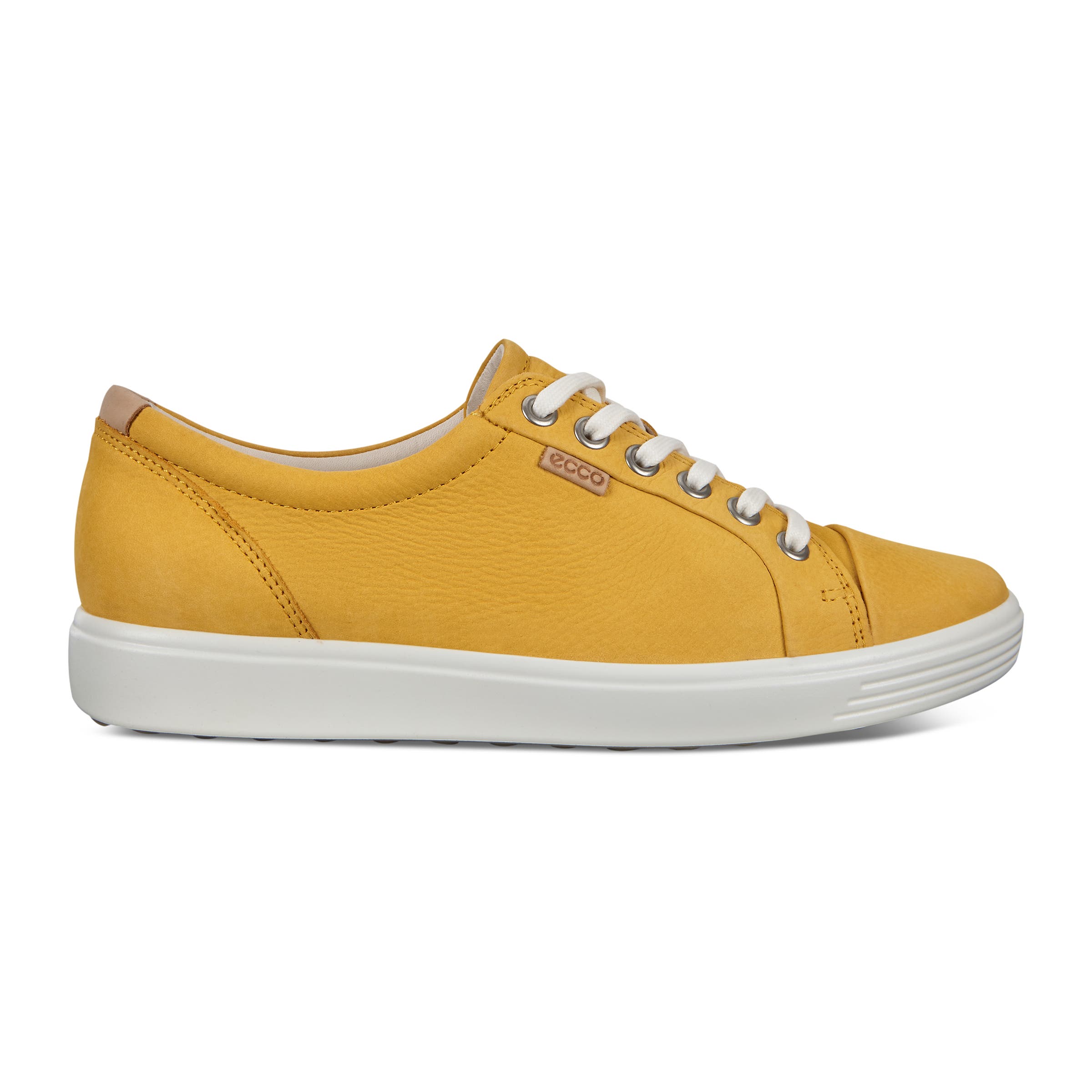ECCO Women's Soft 7 Sneakers - Yellow - Outside