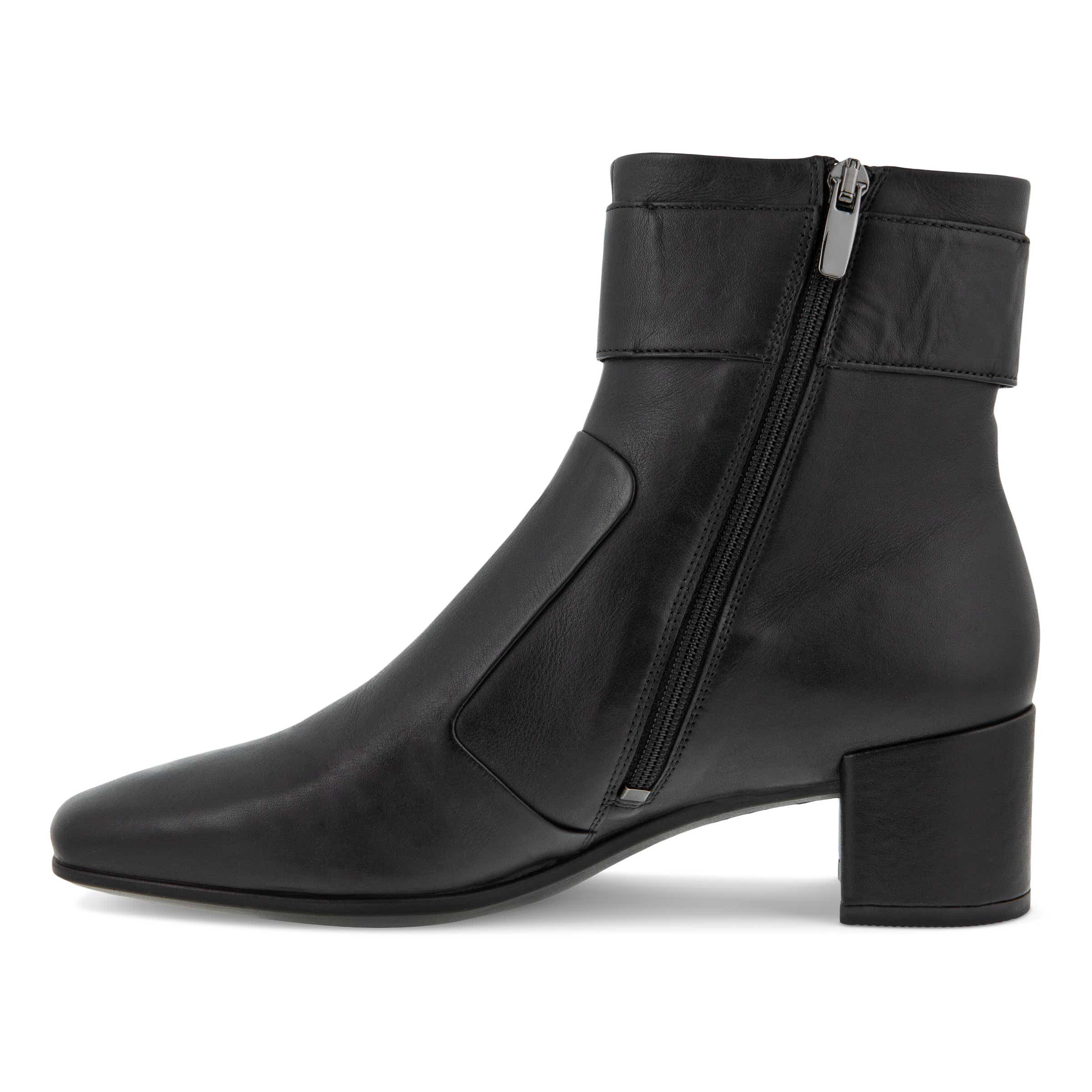 ECCO Shape 35 Squared Women's Buckle Ankle Boot - Black - Inside