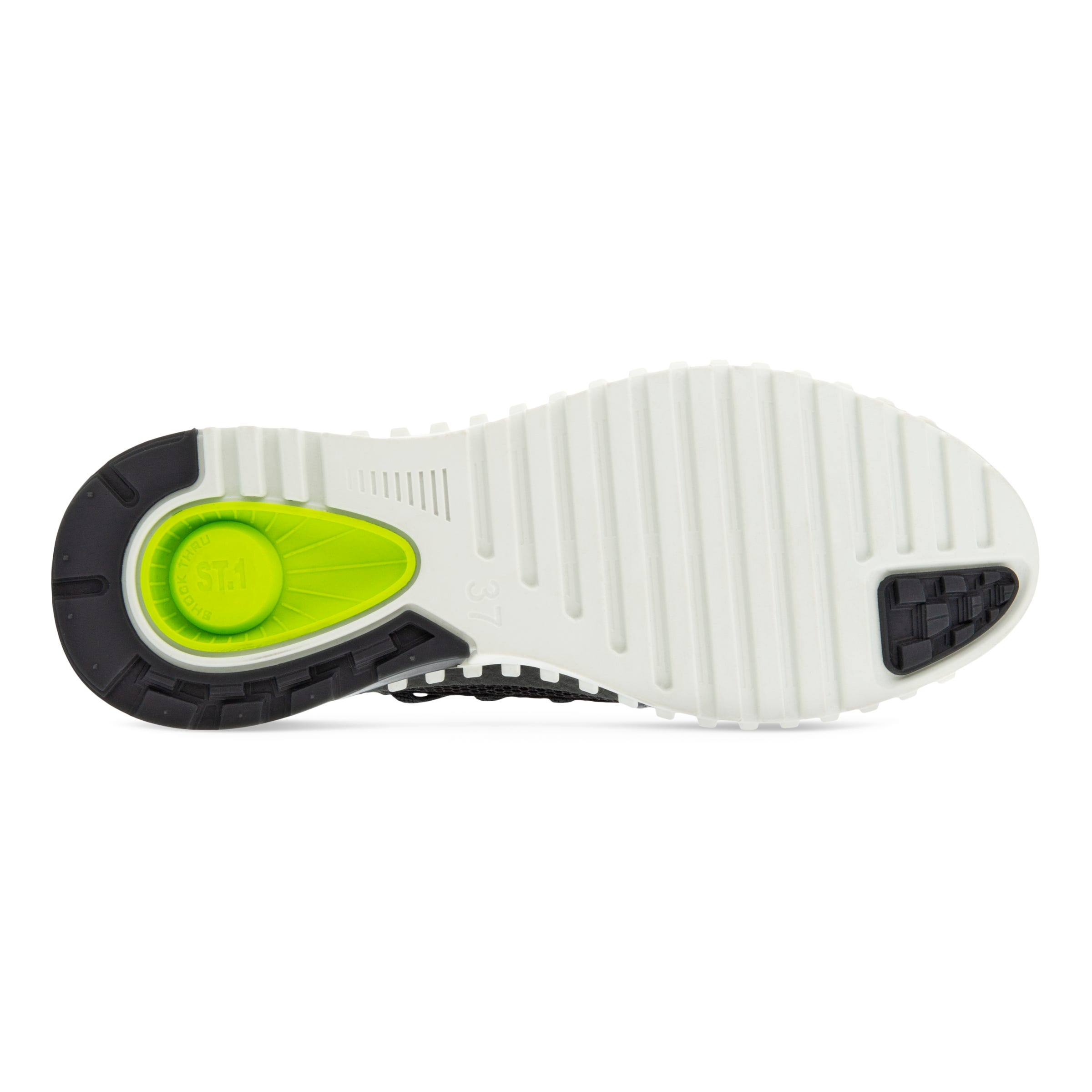 ECCO Zipflex Low ウィメンズ レザースニーカー - ブラック - Sole