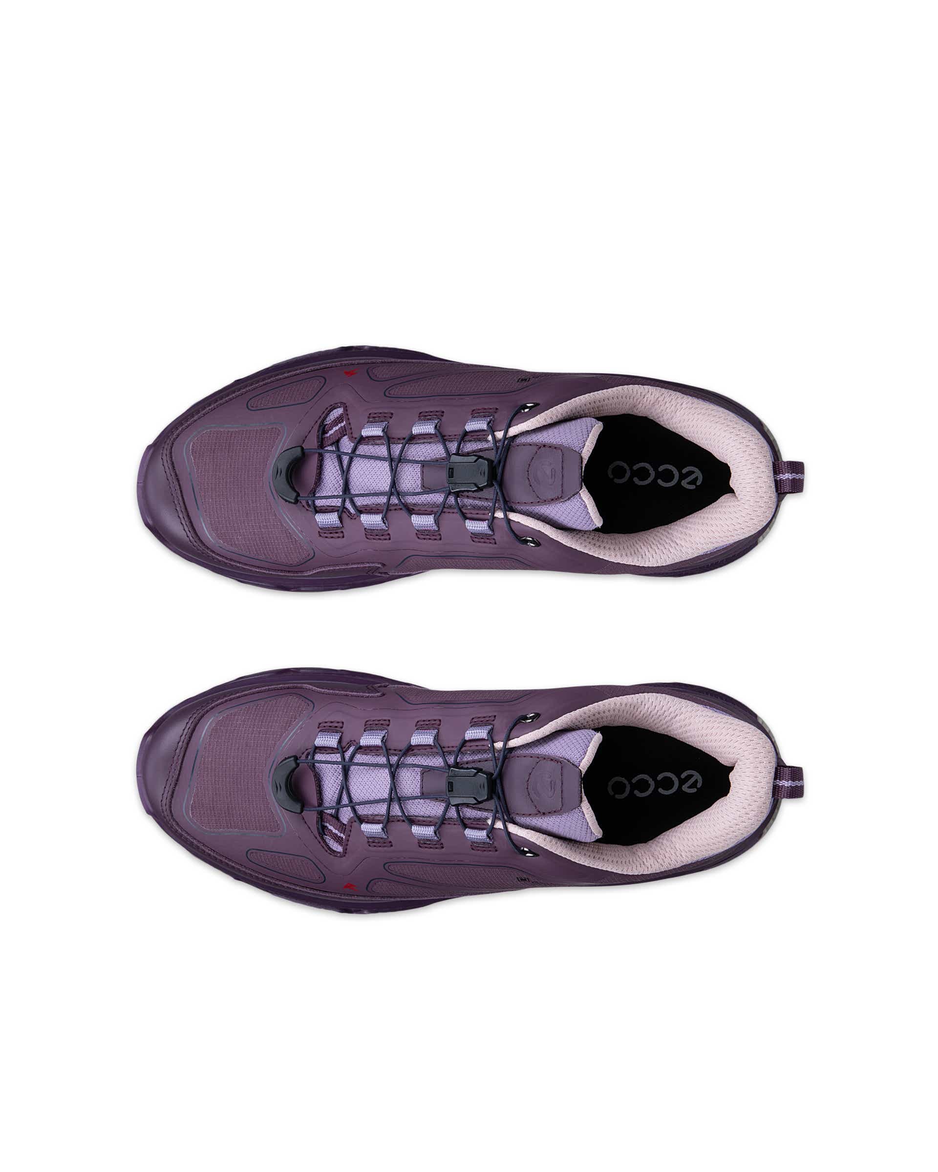 Women's ECCO® RECEPTOR XP Textile Gore-Tex Outdoor Trainer - Purple - Top left pair