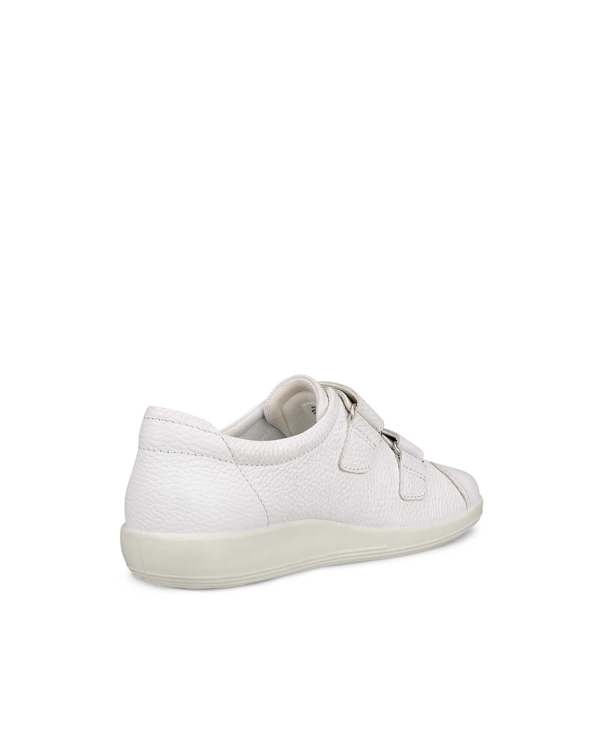 ECCO® Soft 2.0 Dames leren wandelschoen - Wit - Back