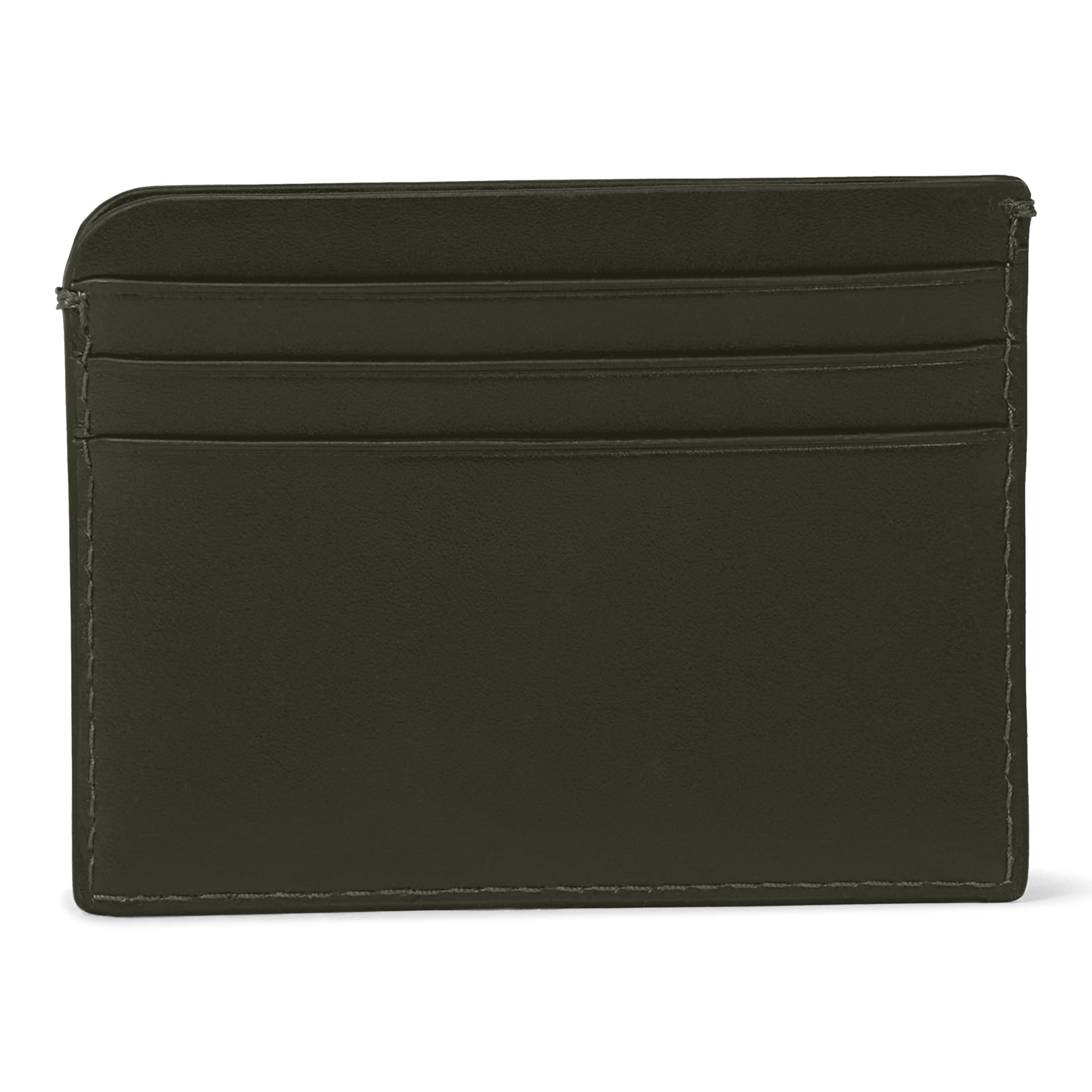 ECCO® Wallet Formal Leather Card Case - Green - Back