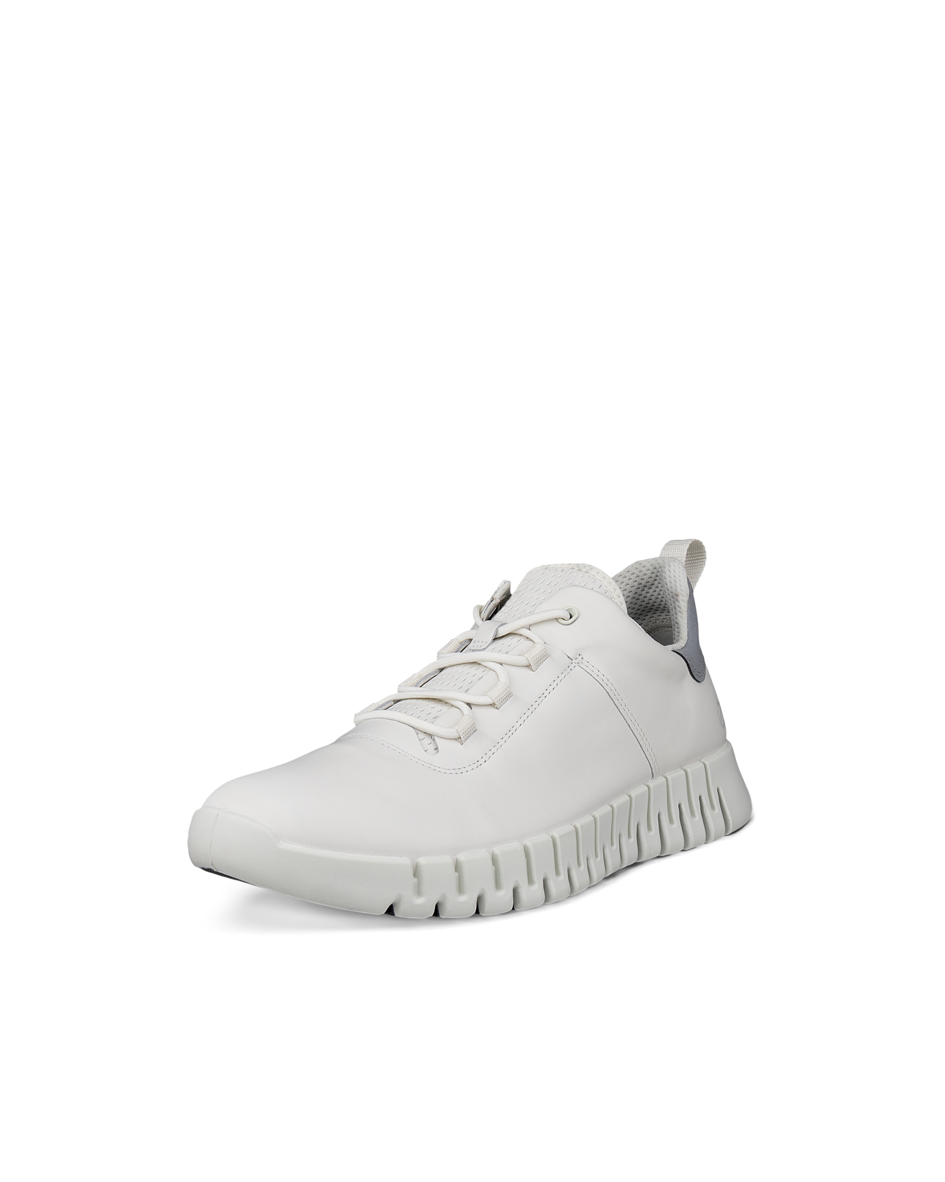 ECCO® Gruuv baskets en cuir pour homme - Blanc - Main