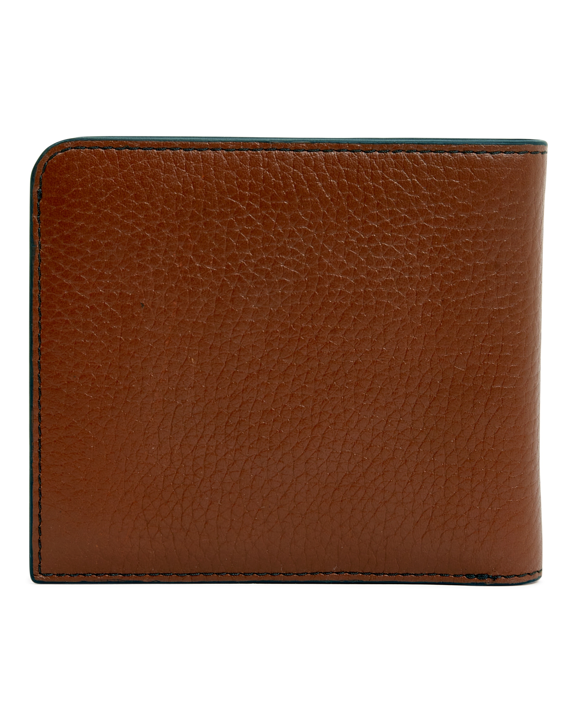 ECCOยฎ Small Leather Wallet - Brown - Back