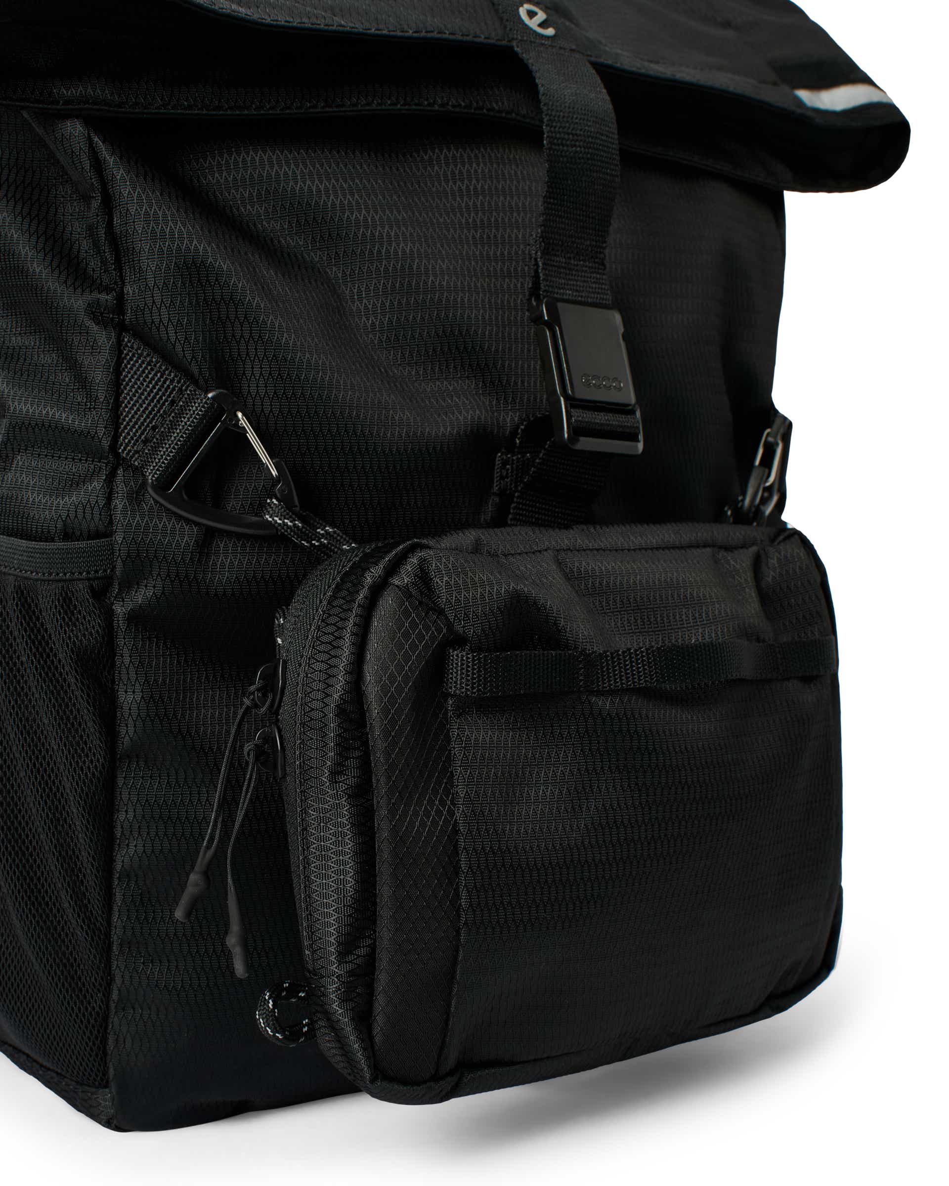 ECCO® CITY TREK BACKPACK Textile Backpack - Black - Detail-1